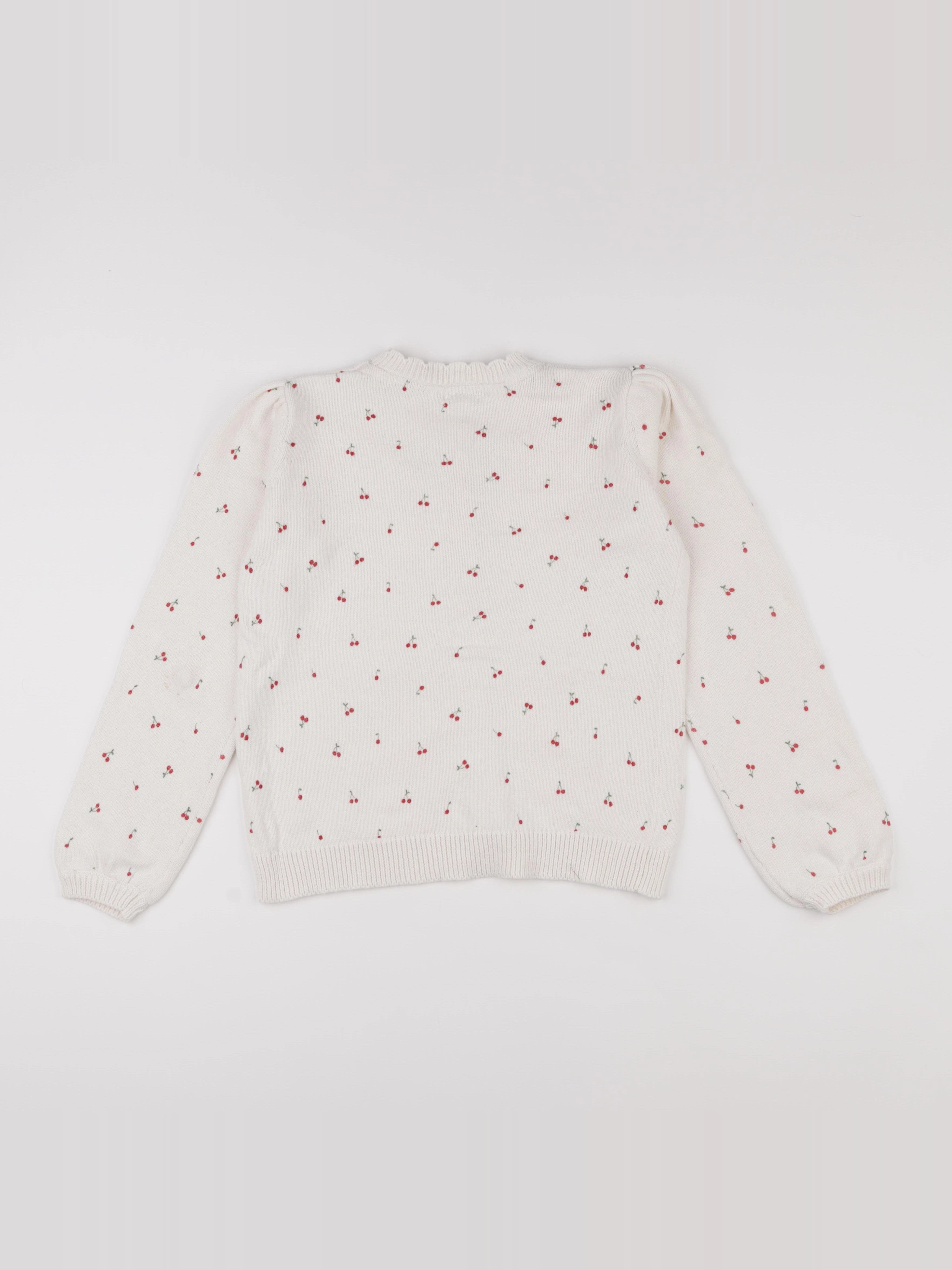 Vertbaudet - gilet blanc - 12 ans