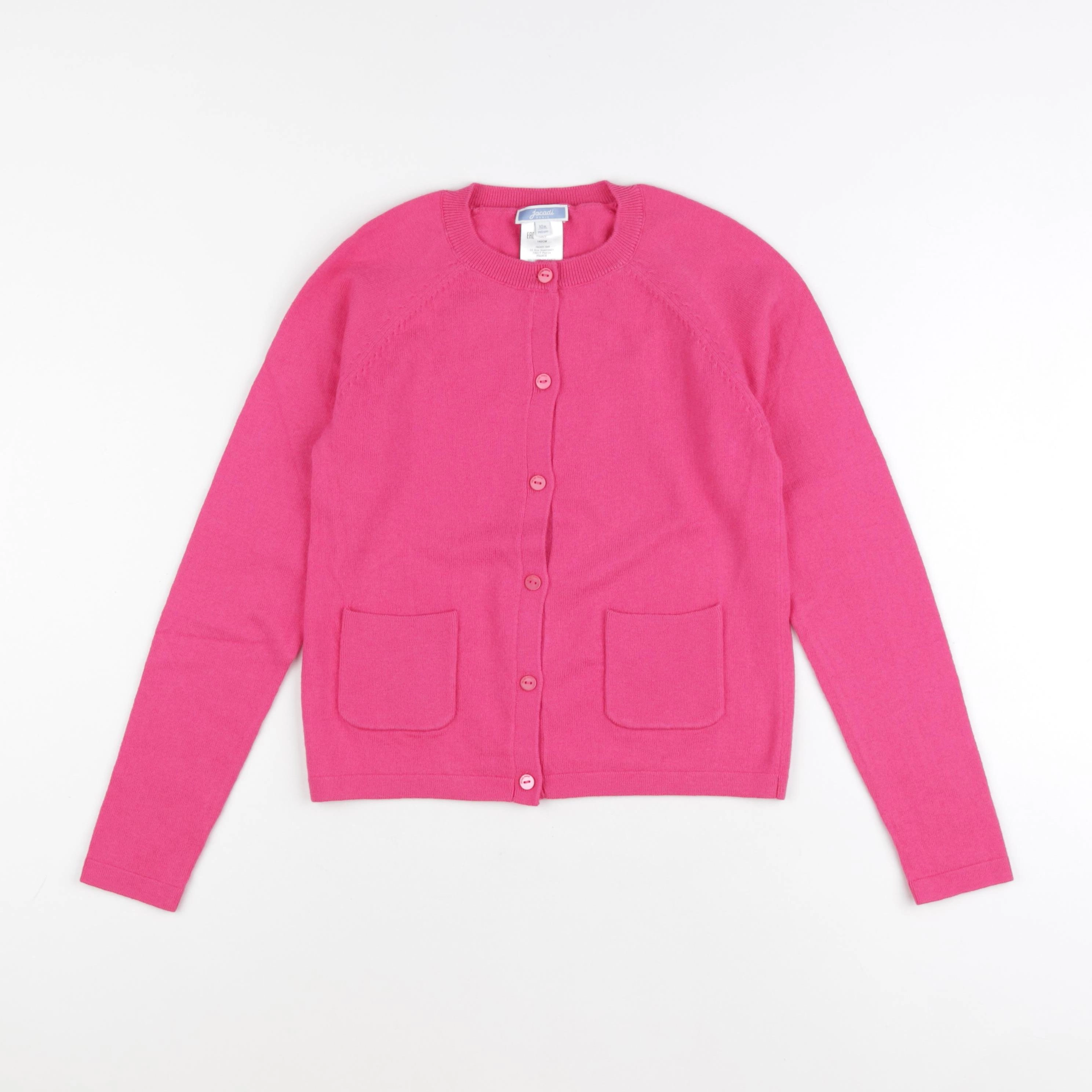 Jacadi - gilet rose - 10 ans