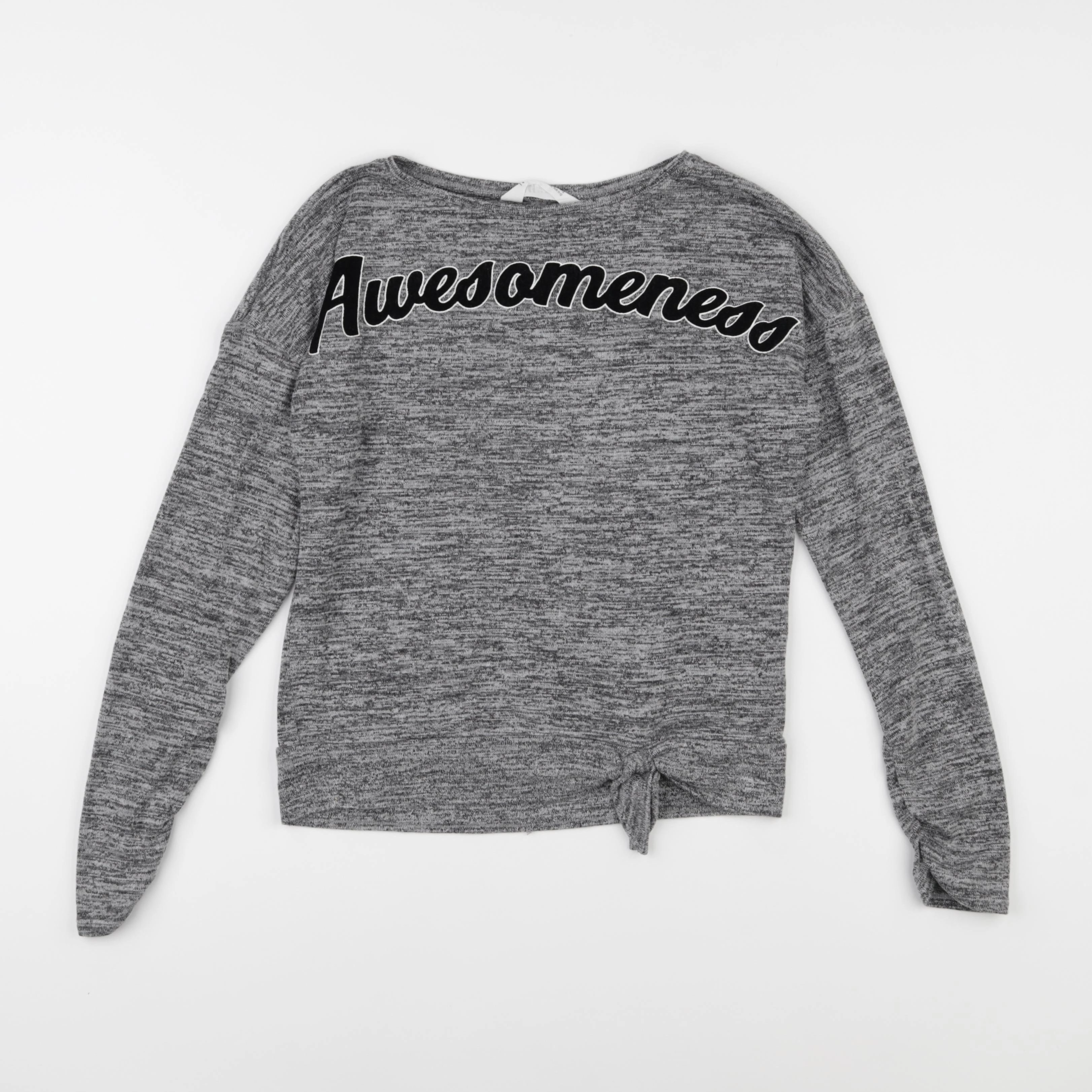 H&M - tee-shirt gris - 10/12 ans