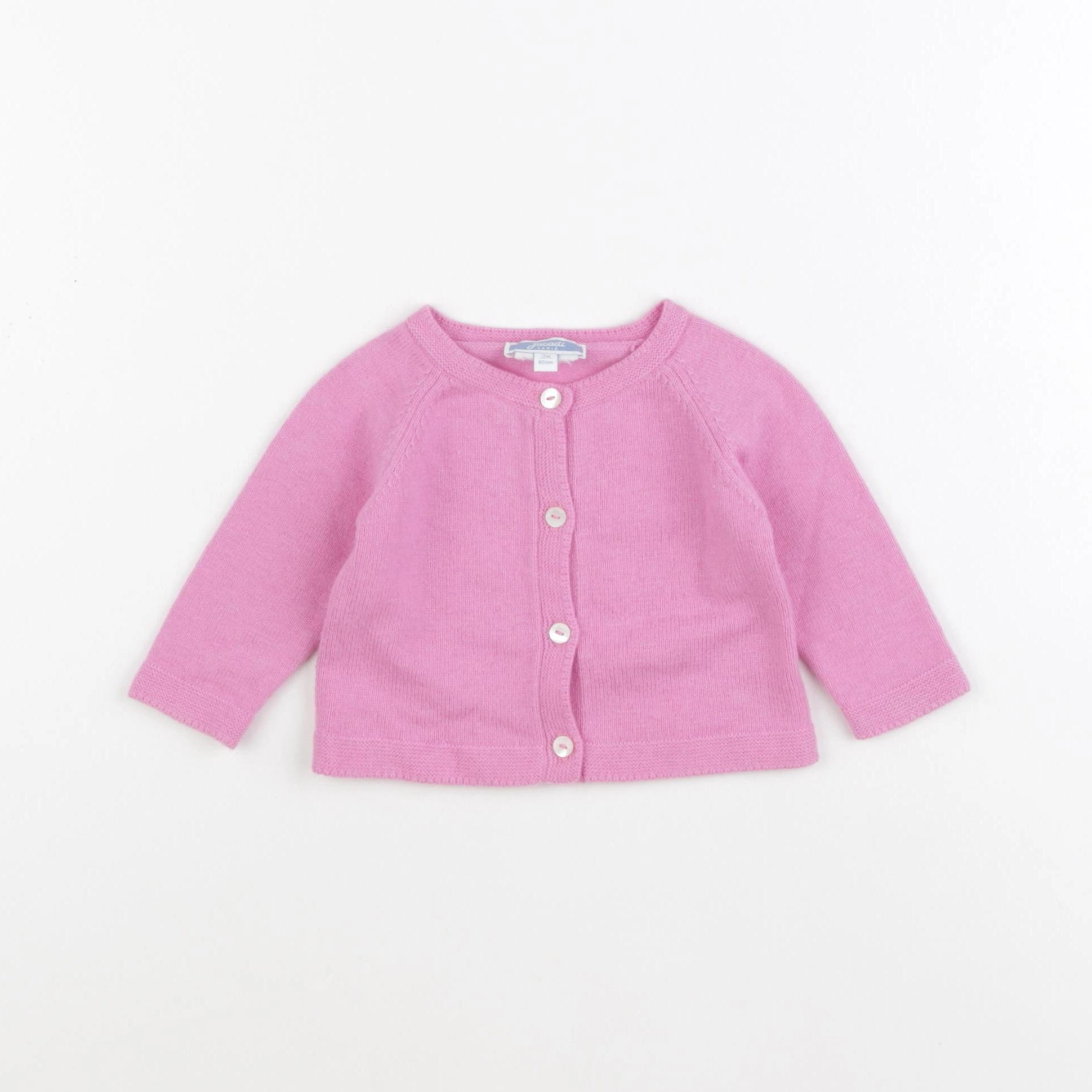 Jacadi - gilet rose - 3 mois