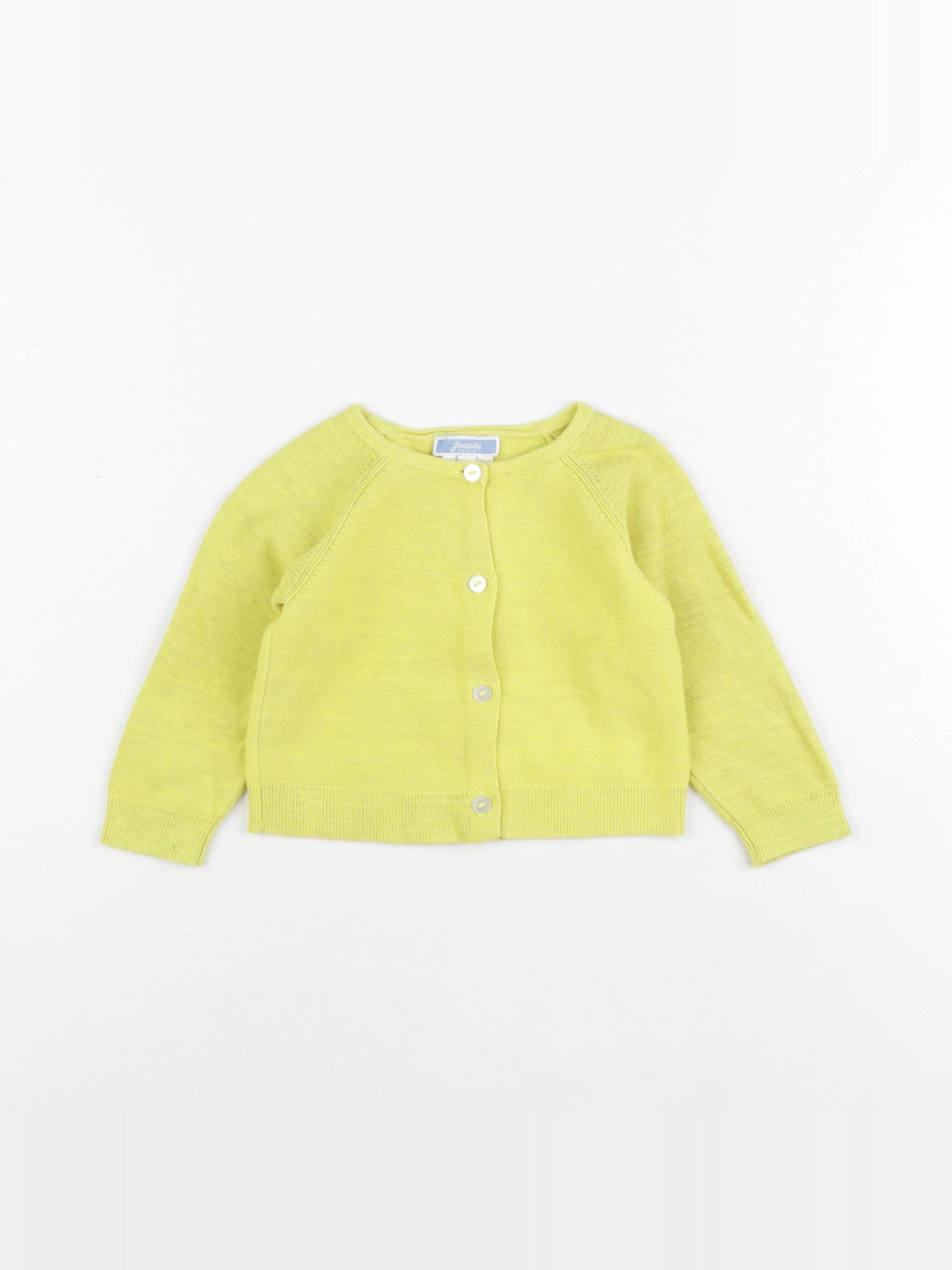 Jacadi - gilet jaune - 12 mois