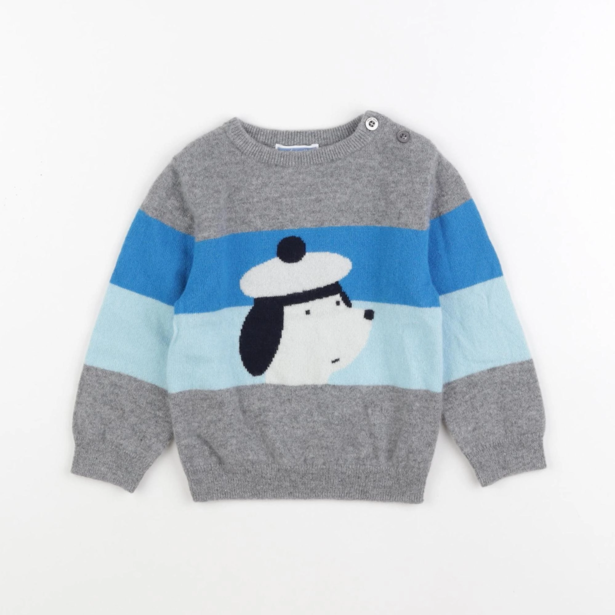 Jacadi - pull gris - 18 mois