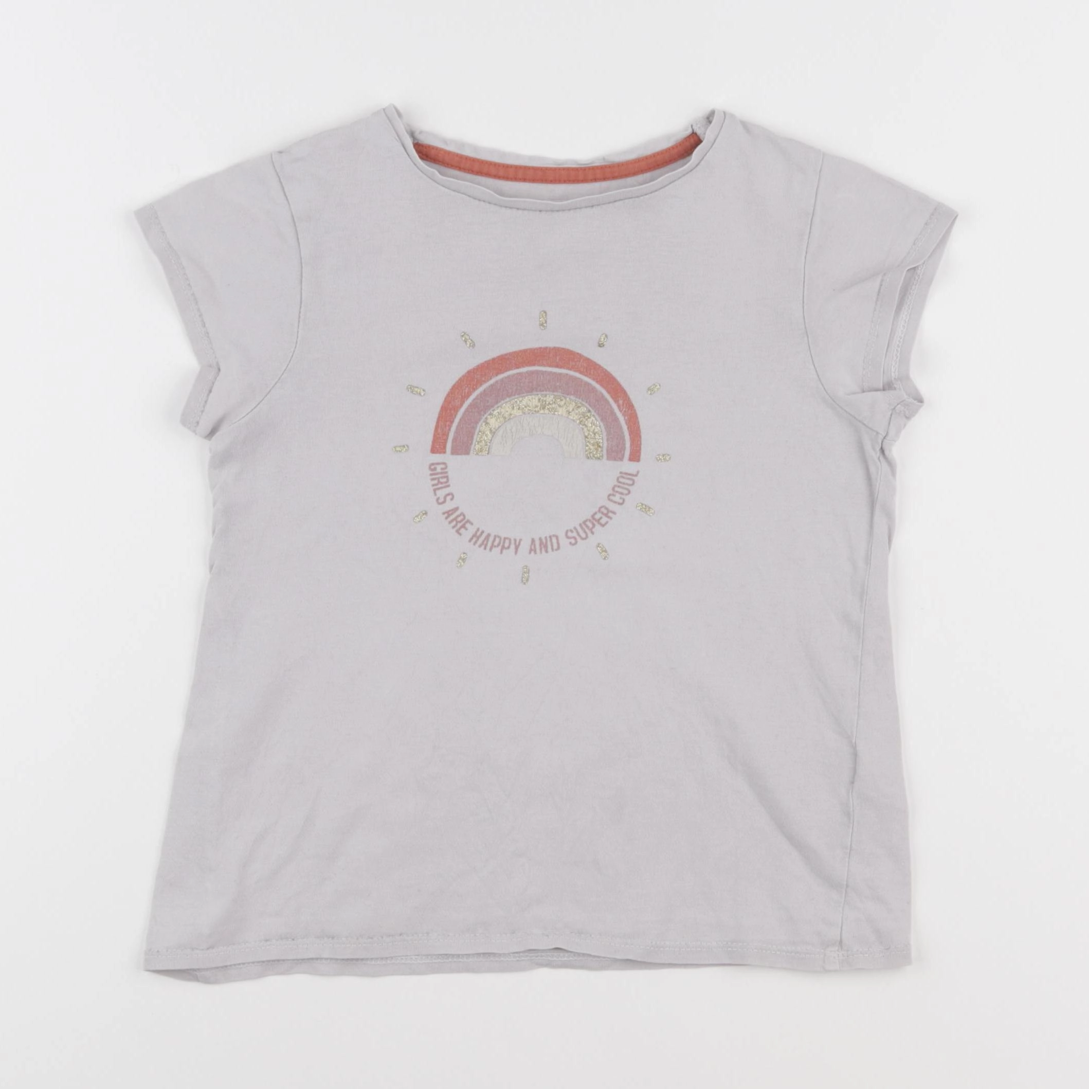 Vertbaudet - tee-shirt multicolore - 8 ans