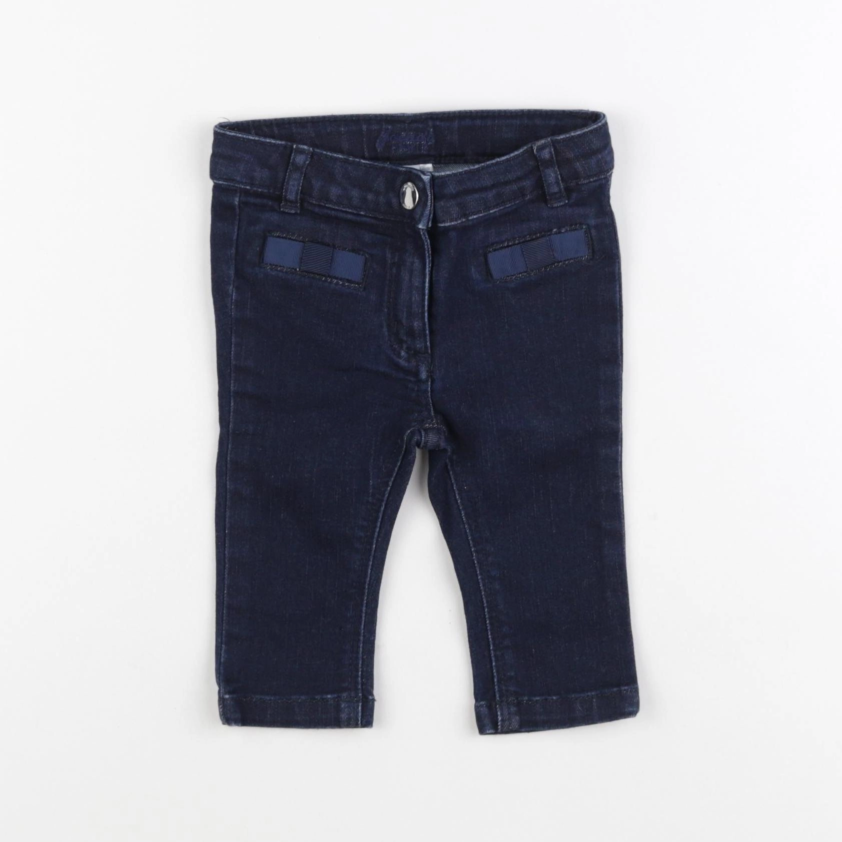 Jacadi - jean bleu - 6 mois