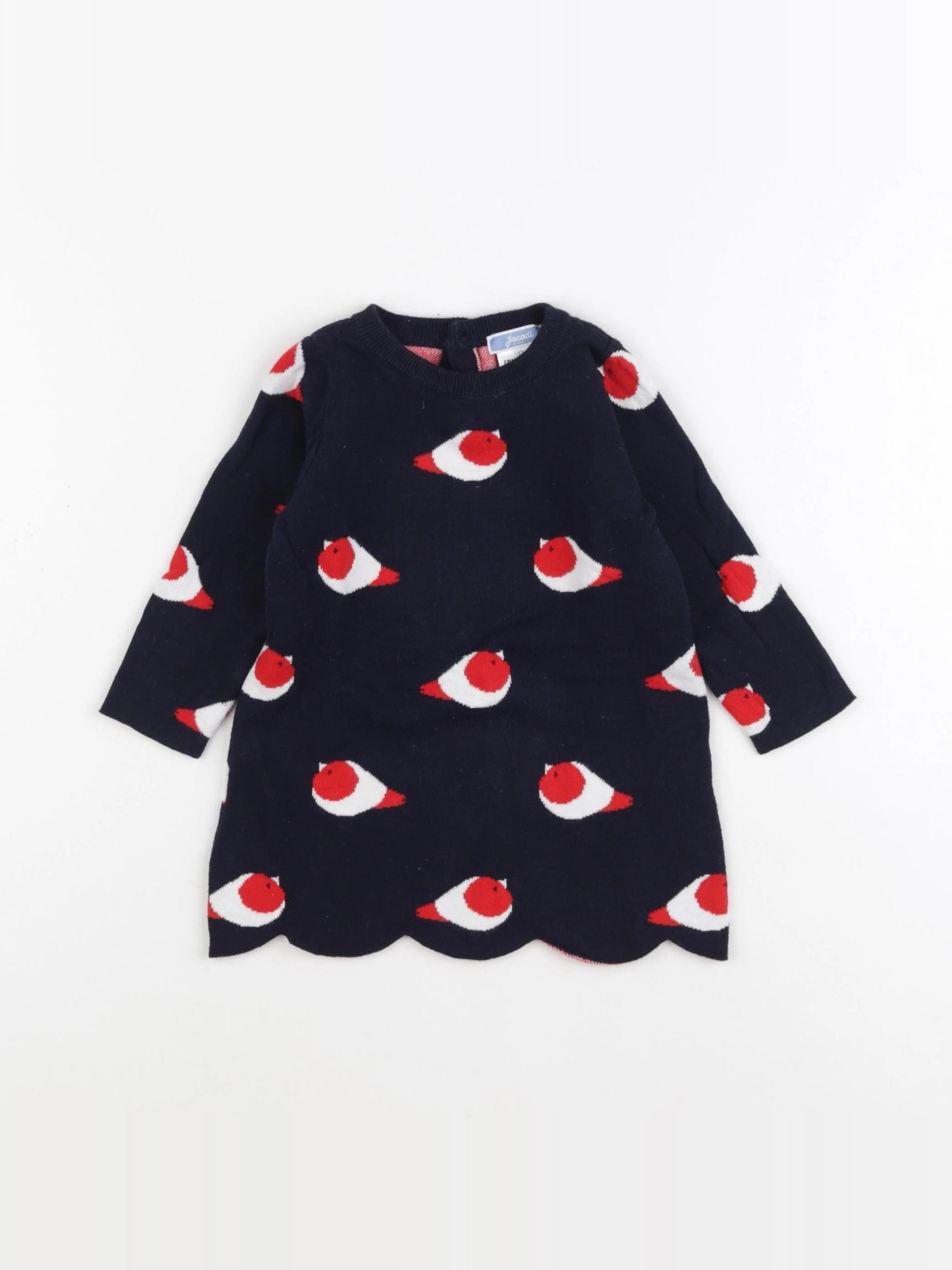 Jacadi - robe bleu - 12 mois
