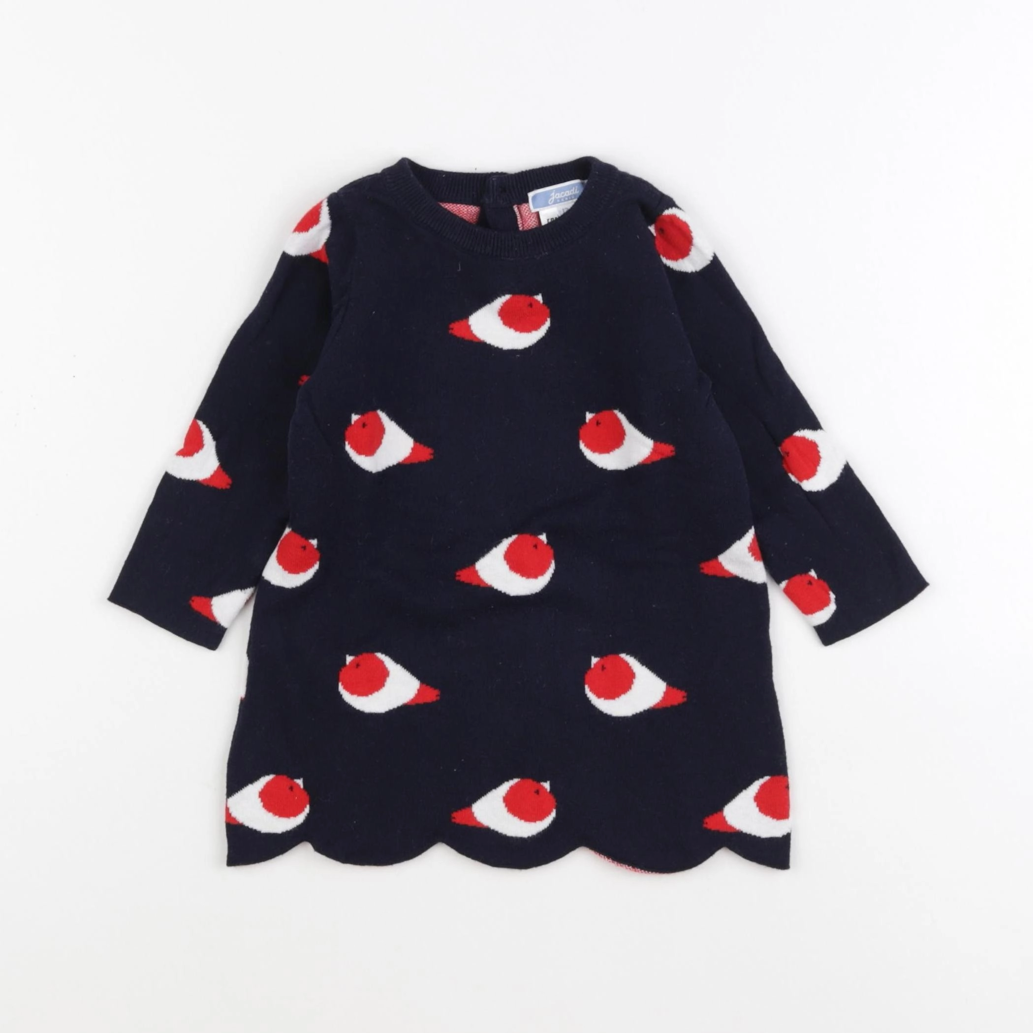 Jacadi - robe bleu - 12 mois