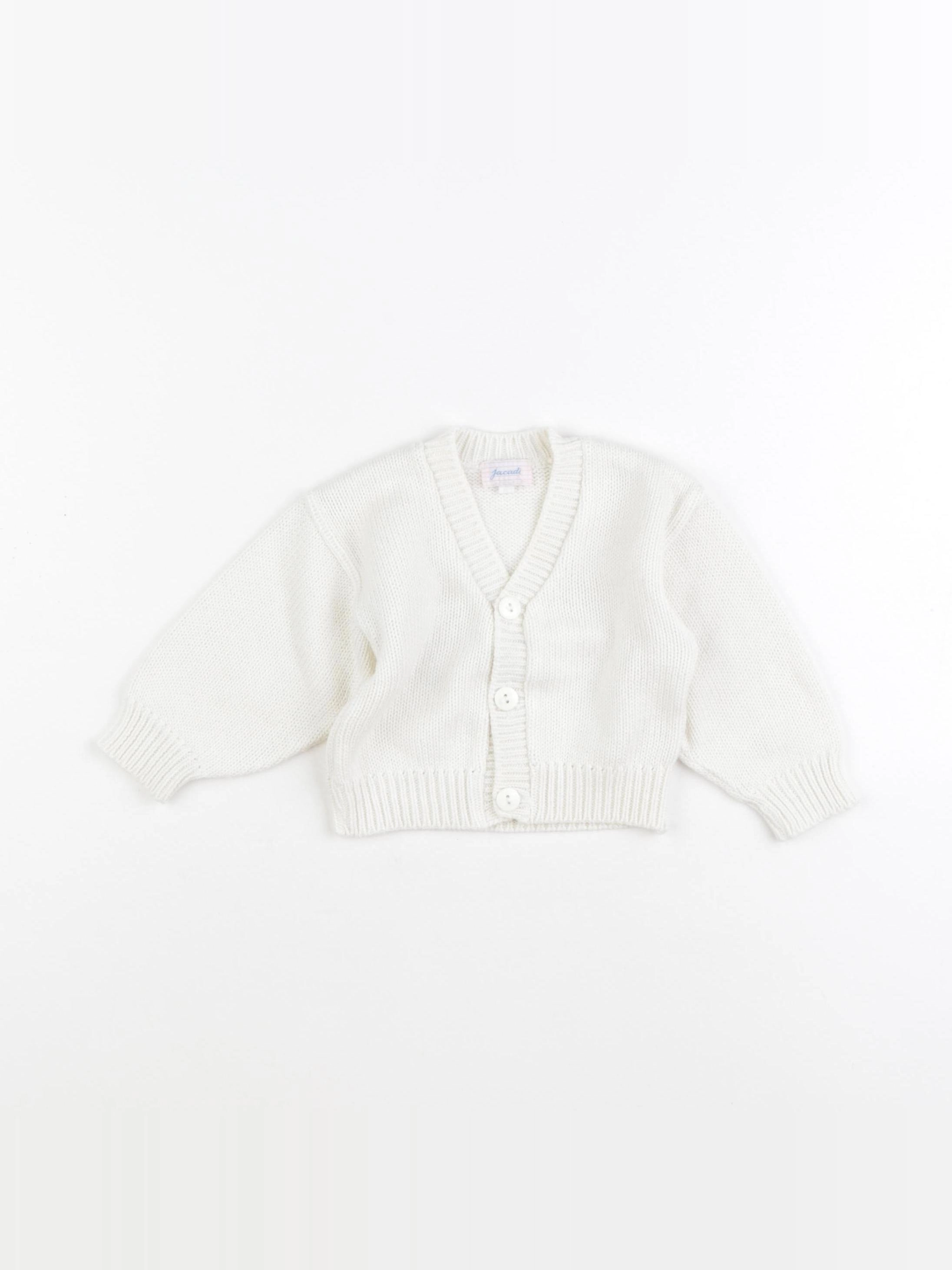 Jacadi - gilet beige - 6 mois