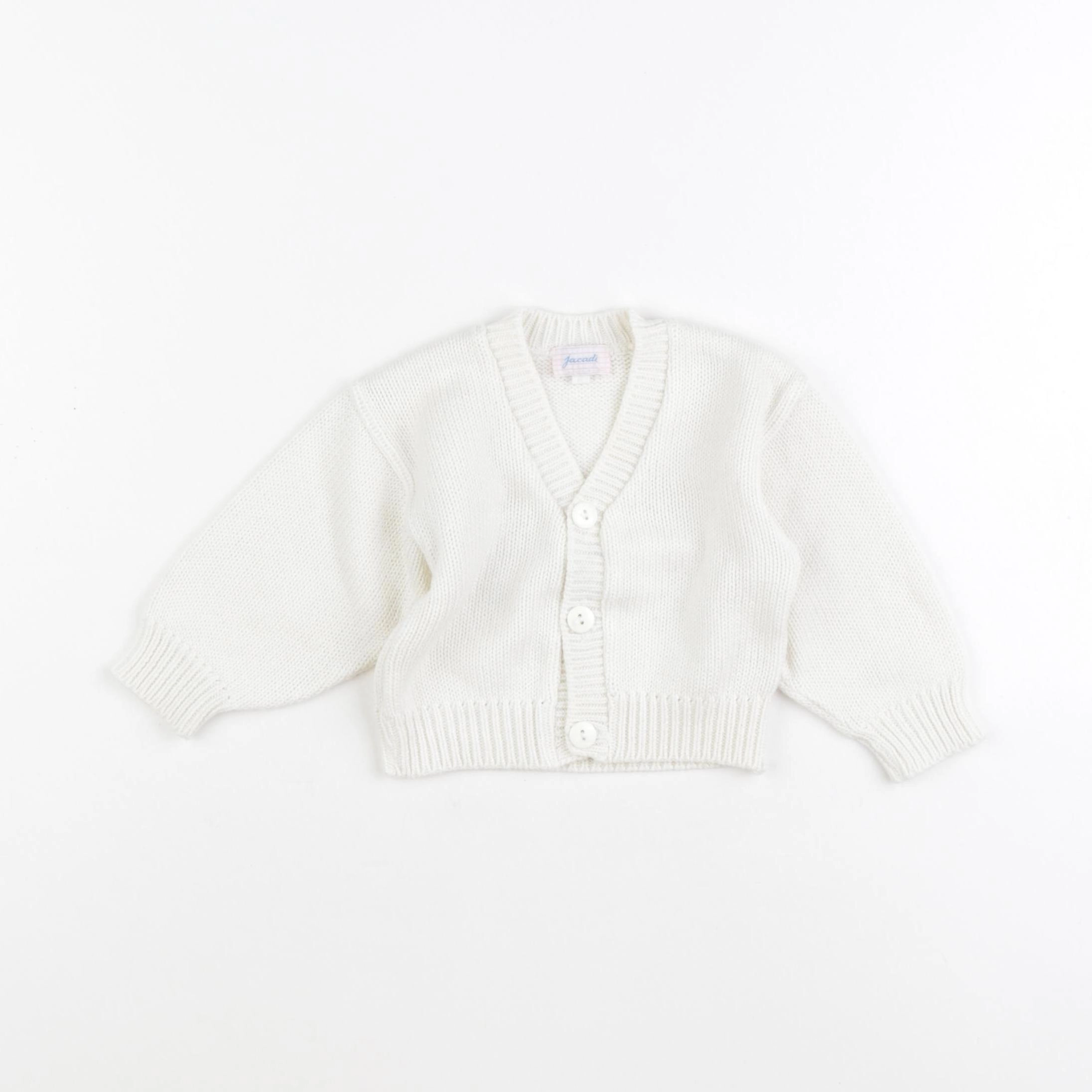 Jacadi - gilet beige - 6 mois