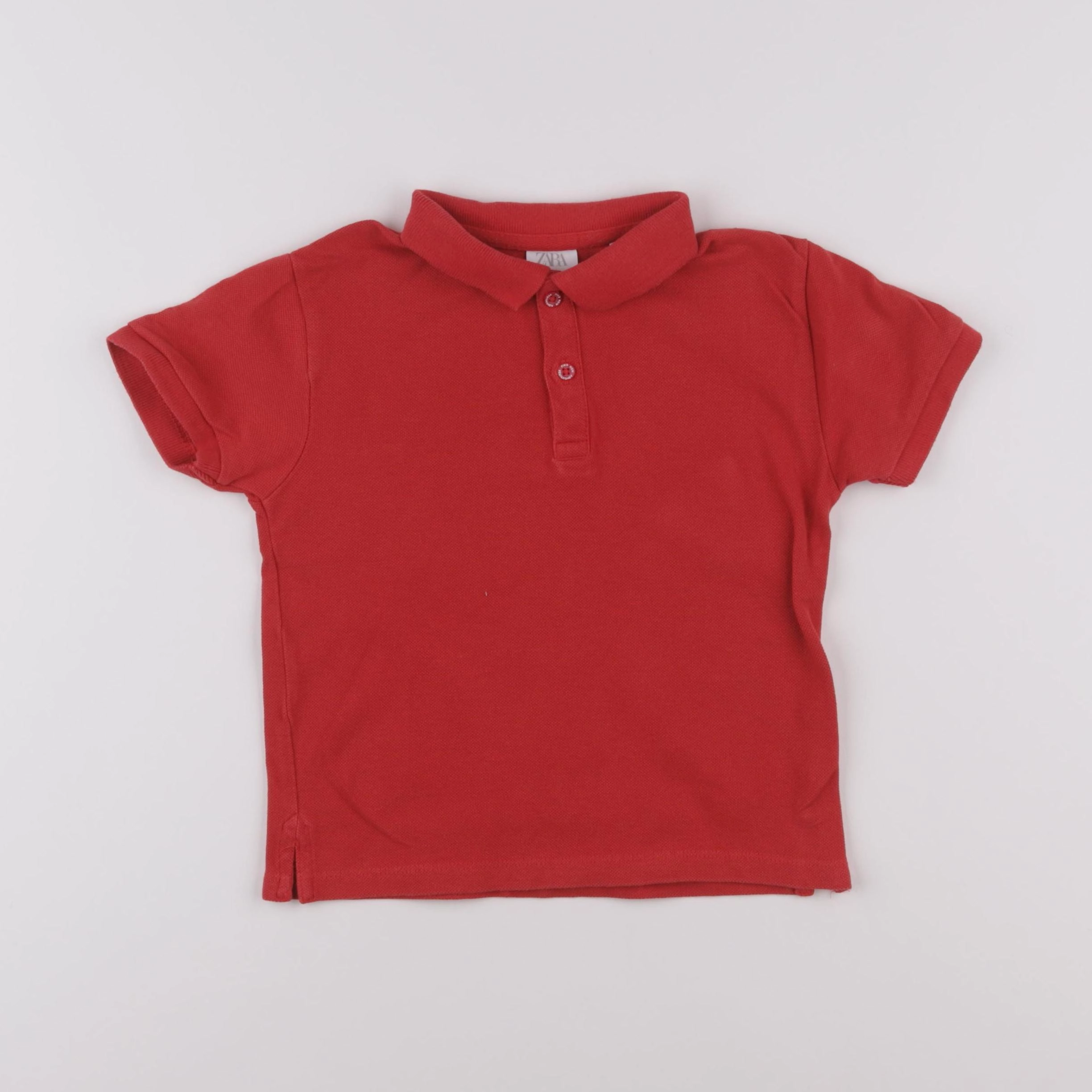Zara - polo rouge - 3/4 ans