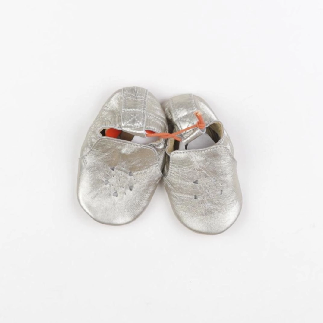 Mouflette - chaussons bronze - pointure 20/21