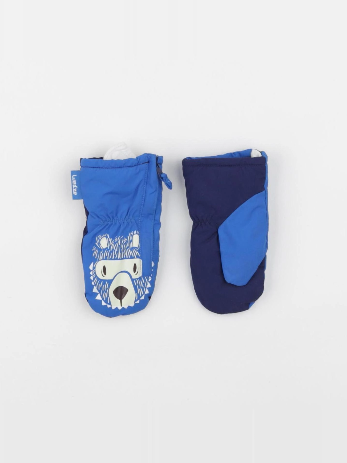 Decathlon ski - moufles de ski bleu - 18/24 mois