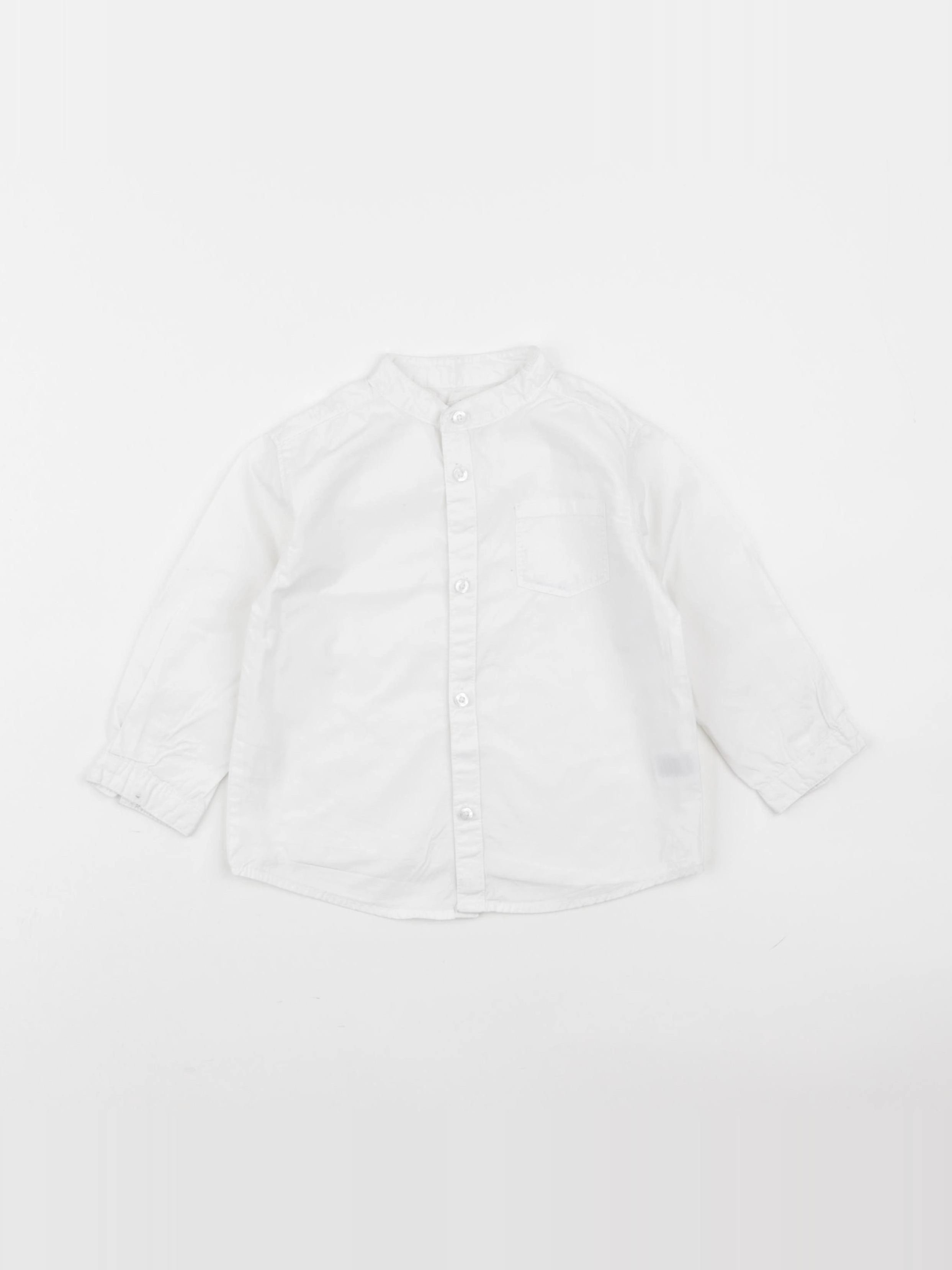 Boutchou - chemise blanc - 18 mois