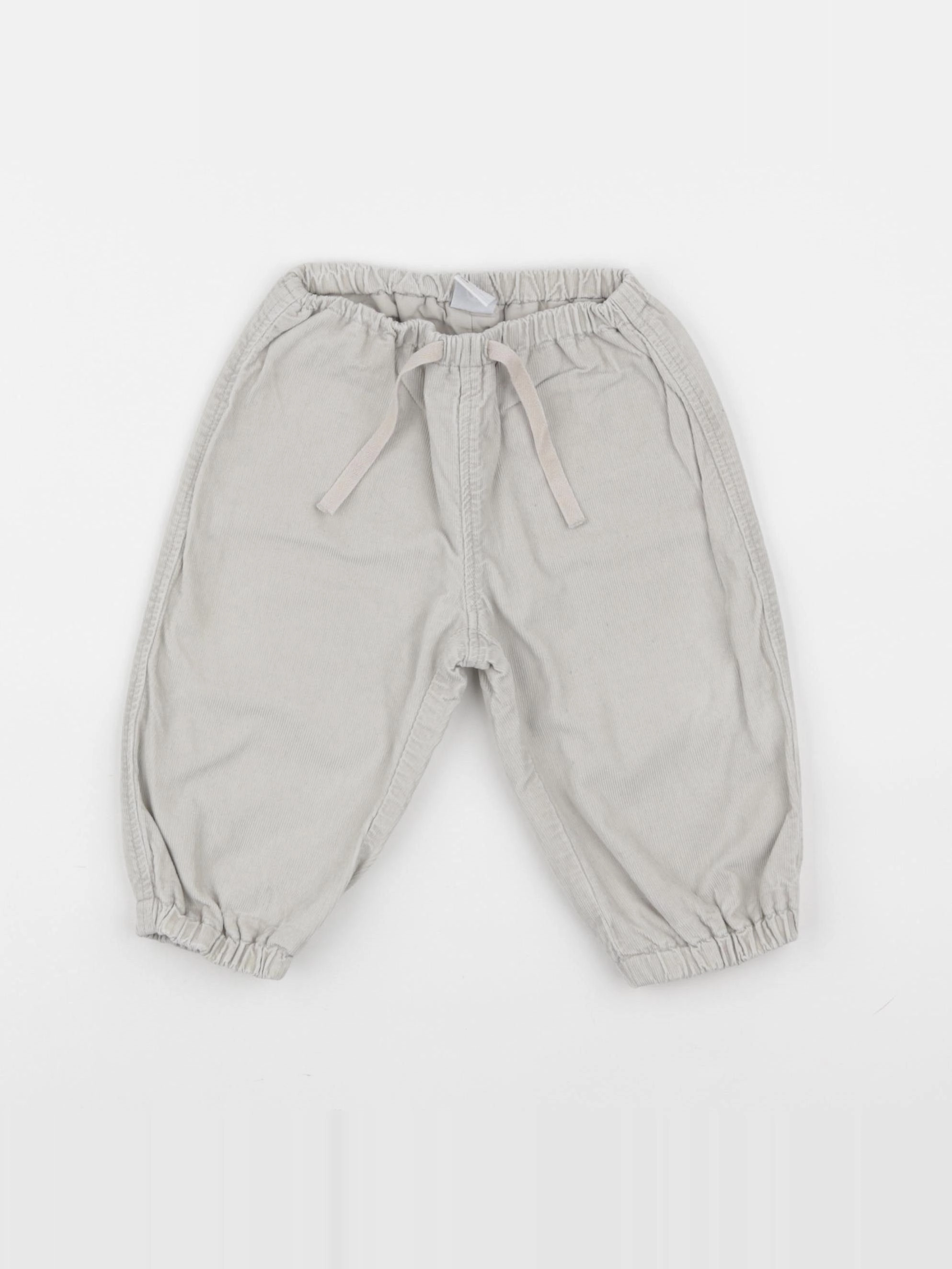 Petit Bateau - pantalon gris - 12 mois