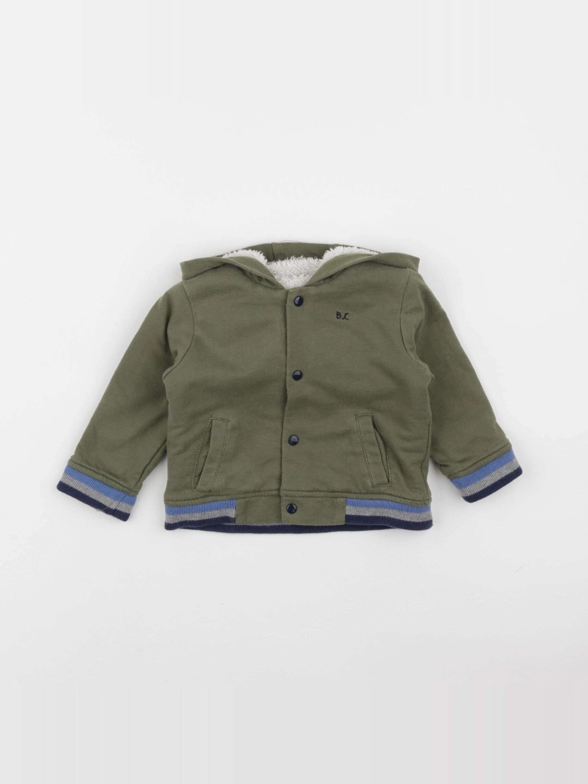 Boutchou - sweat vert - 9 mois