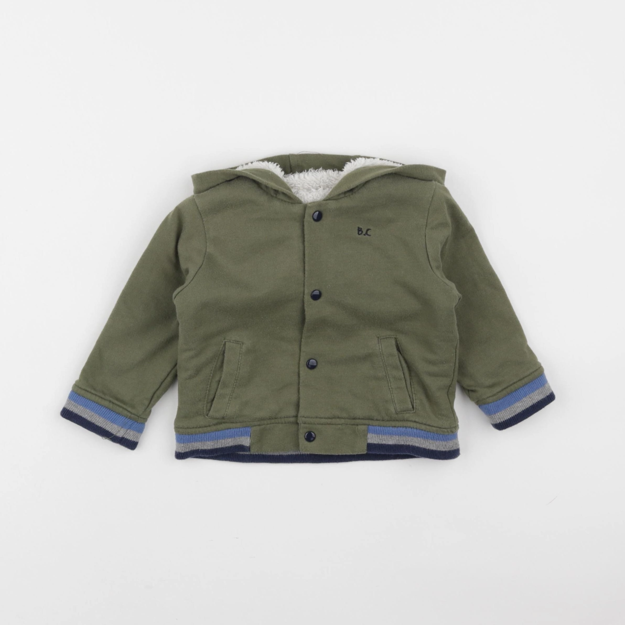 Boutchou - sweat vert - 9 mois