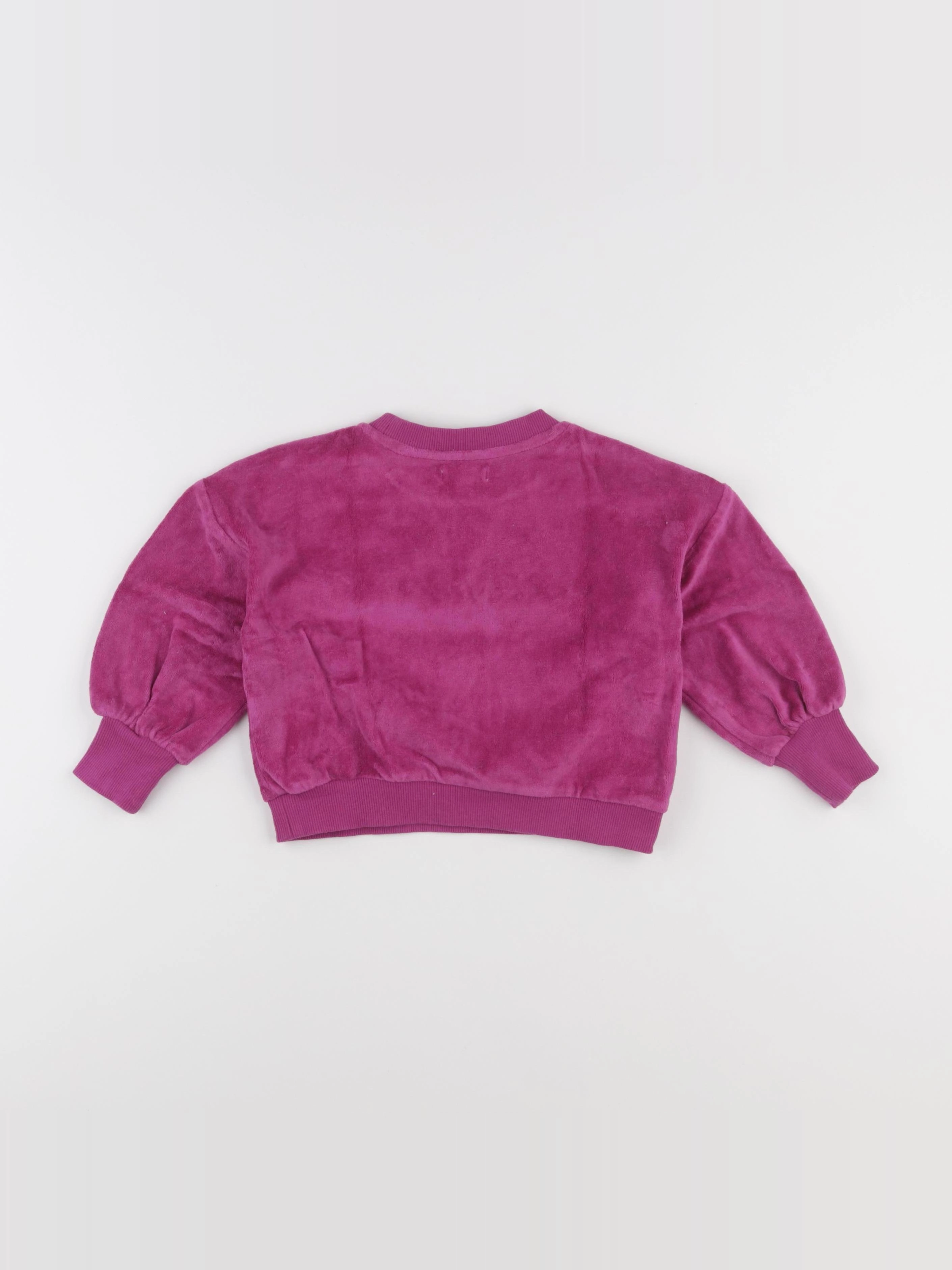 Vertbaudet - sweat violet - 2 ans
