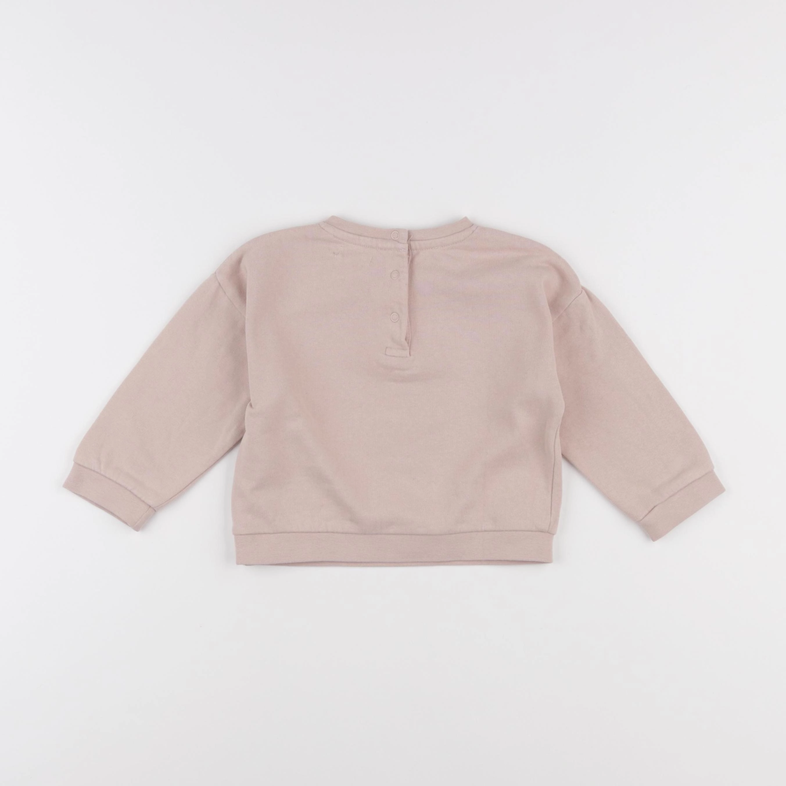 Vertbaudet - sweat rose - 18 mois