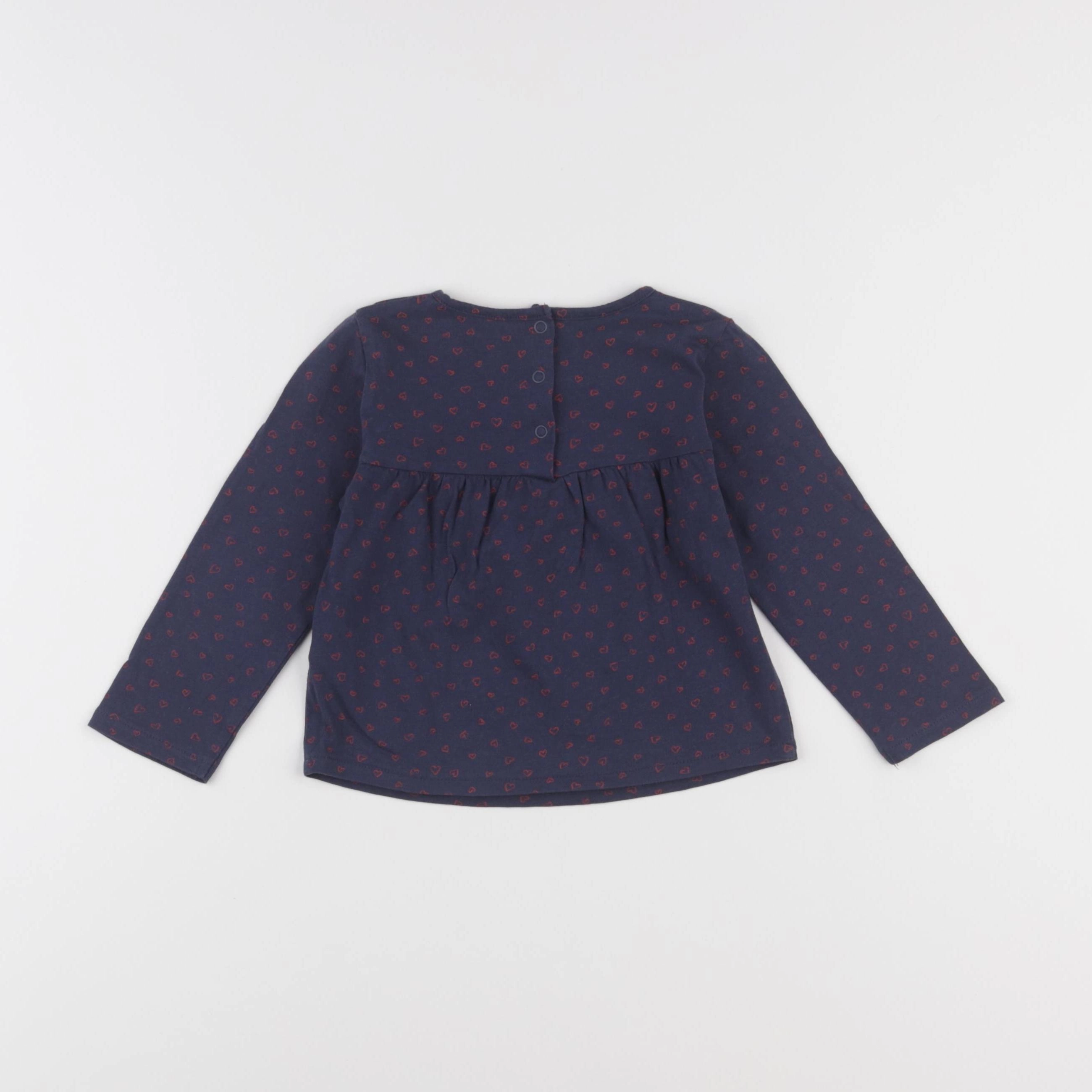 Vertbaudet - tee-shirt bleu - 18 mois