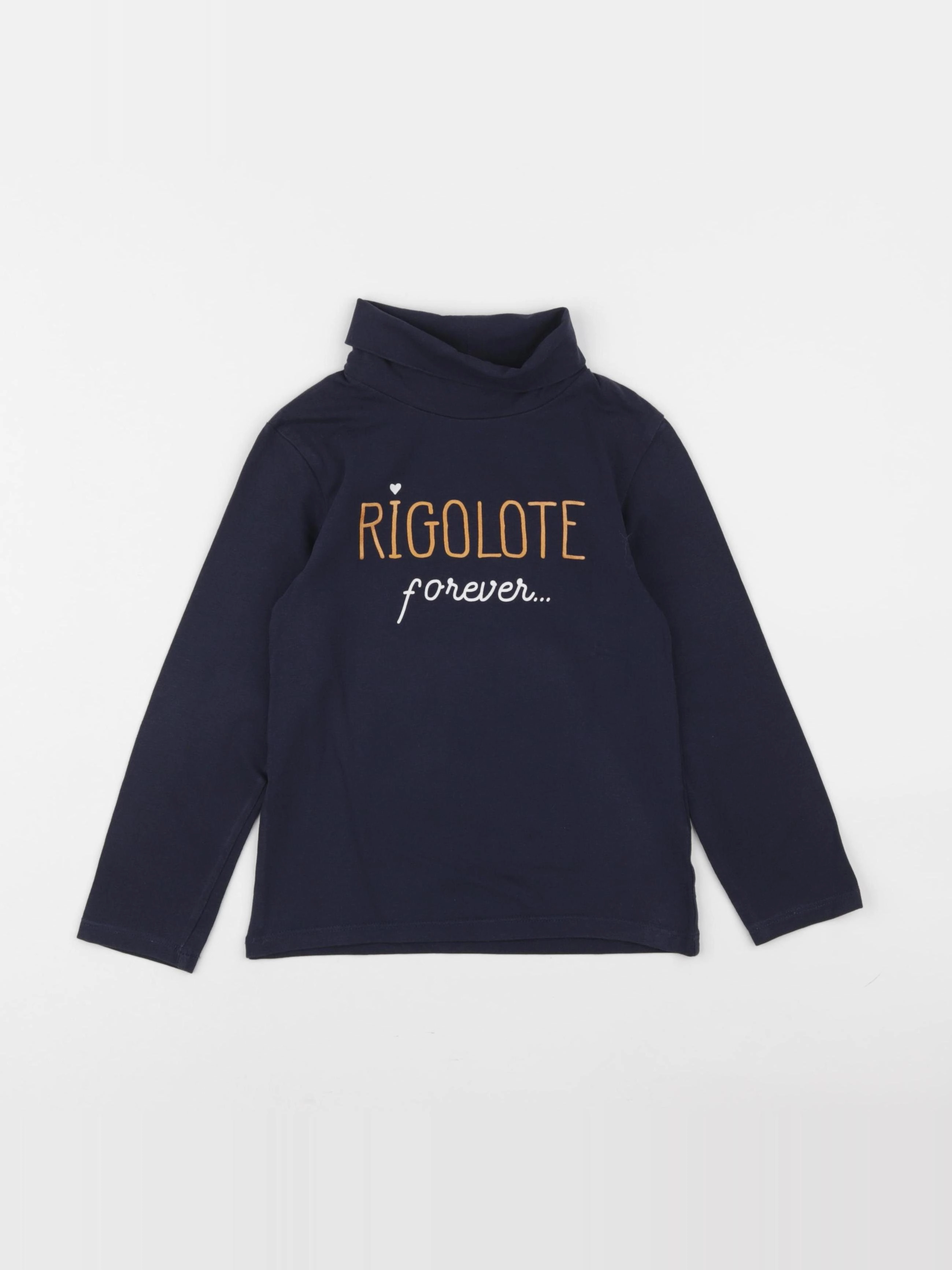 Vertbaudet - sous-pull bleu - 6 ans