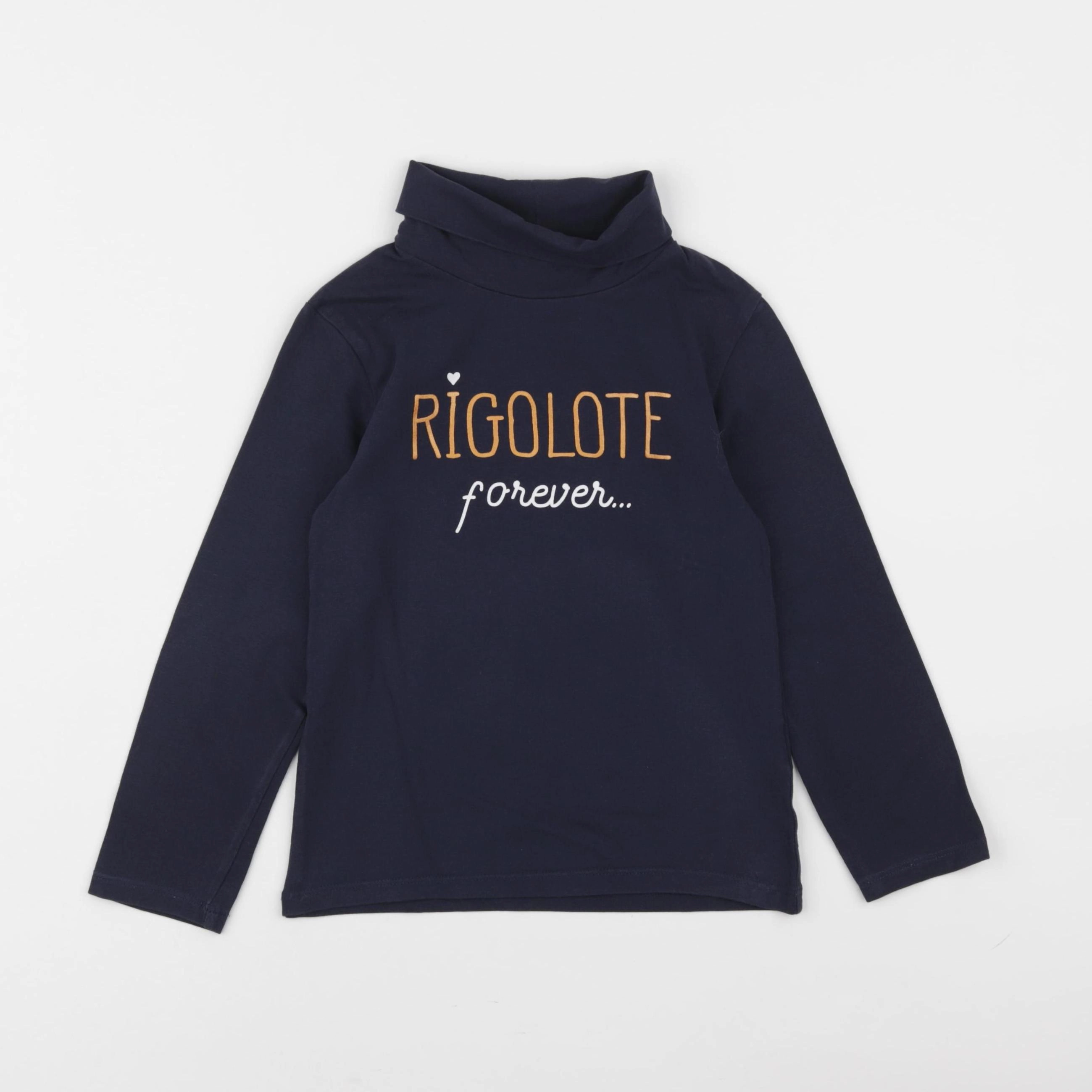 Vertbaudet - sous-pull bleu - 6 ans