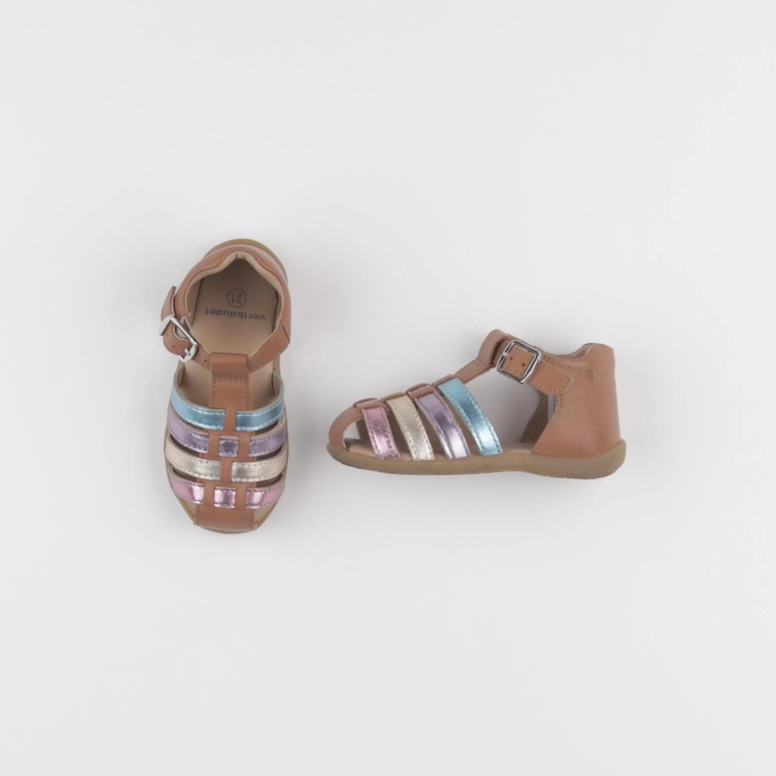 Vertbaudet - sandales multicolore - pointure 21