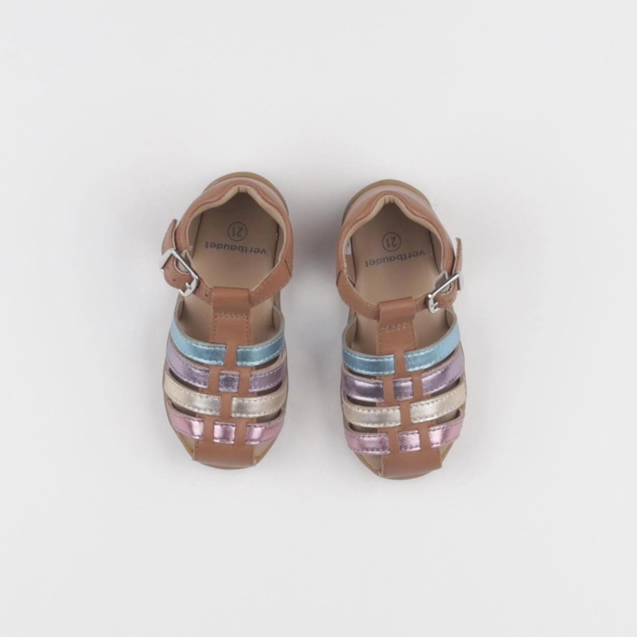 Vertbaudet - sandales multicolore - pointure 21