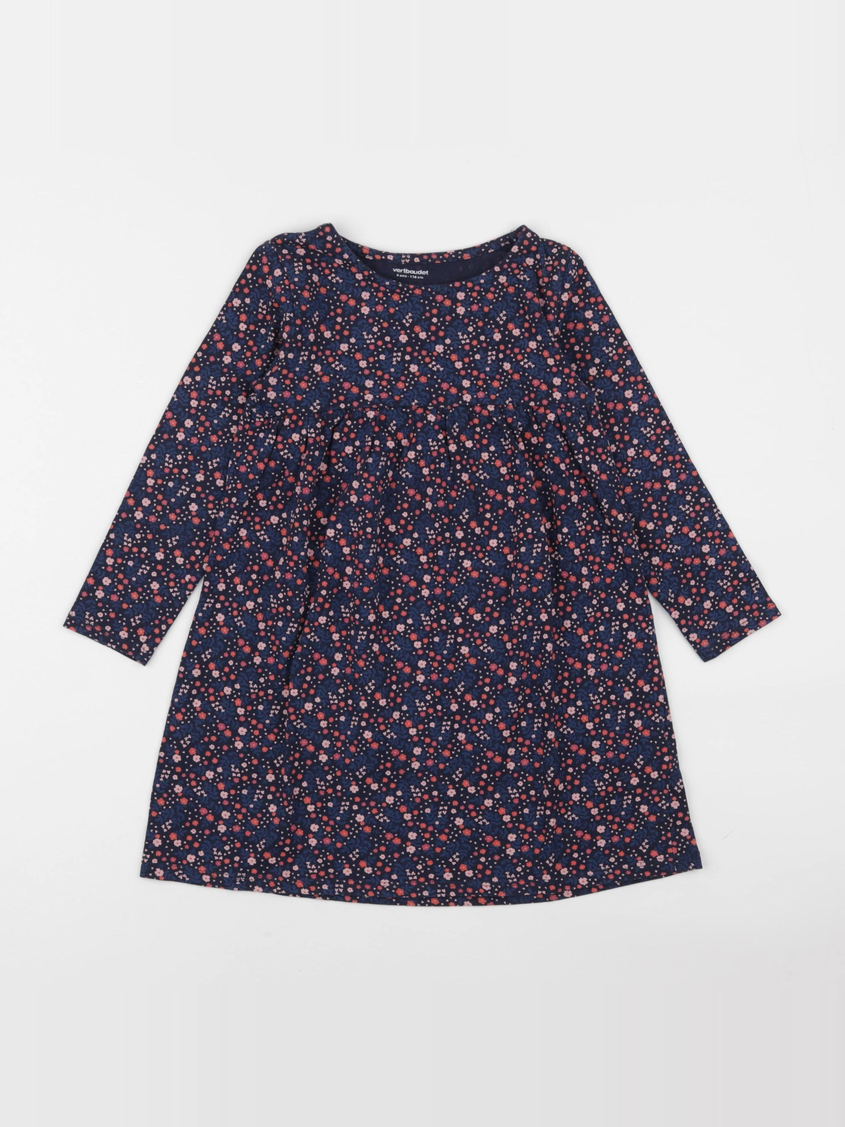 Vertbaudet - robe bleu - 6 ans