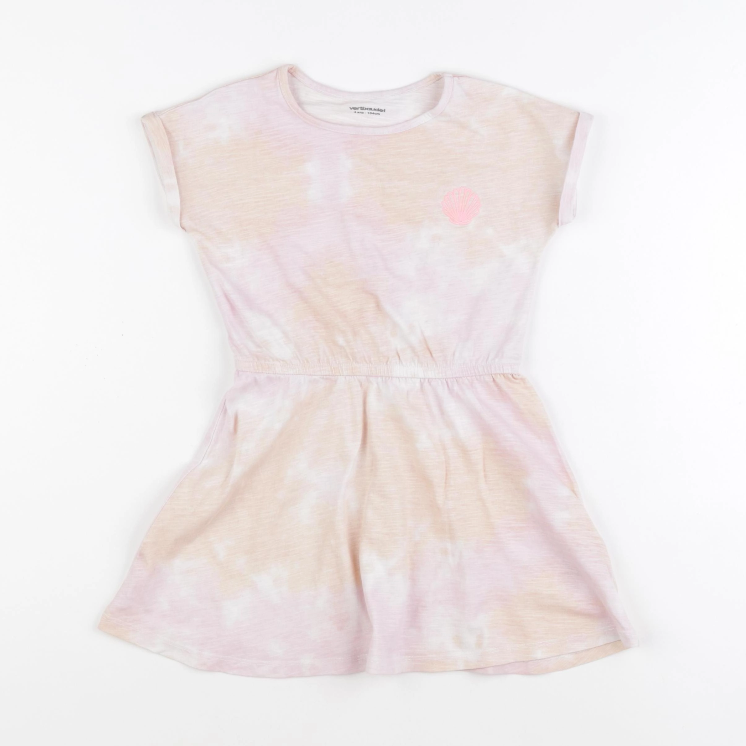 Vertbaudet - robe rose - 4 ans