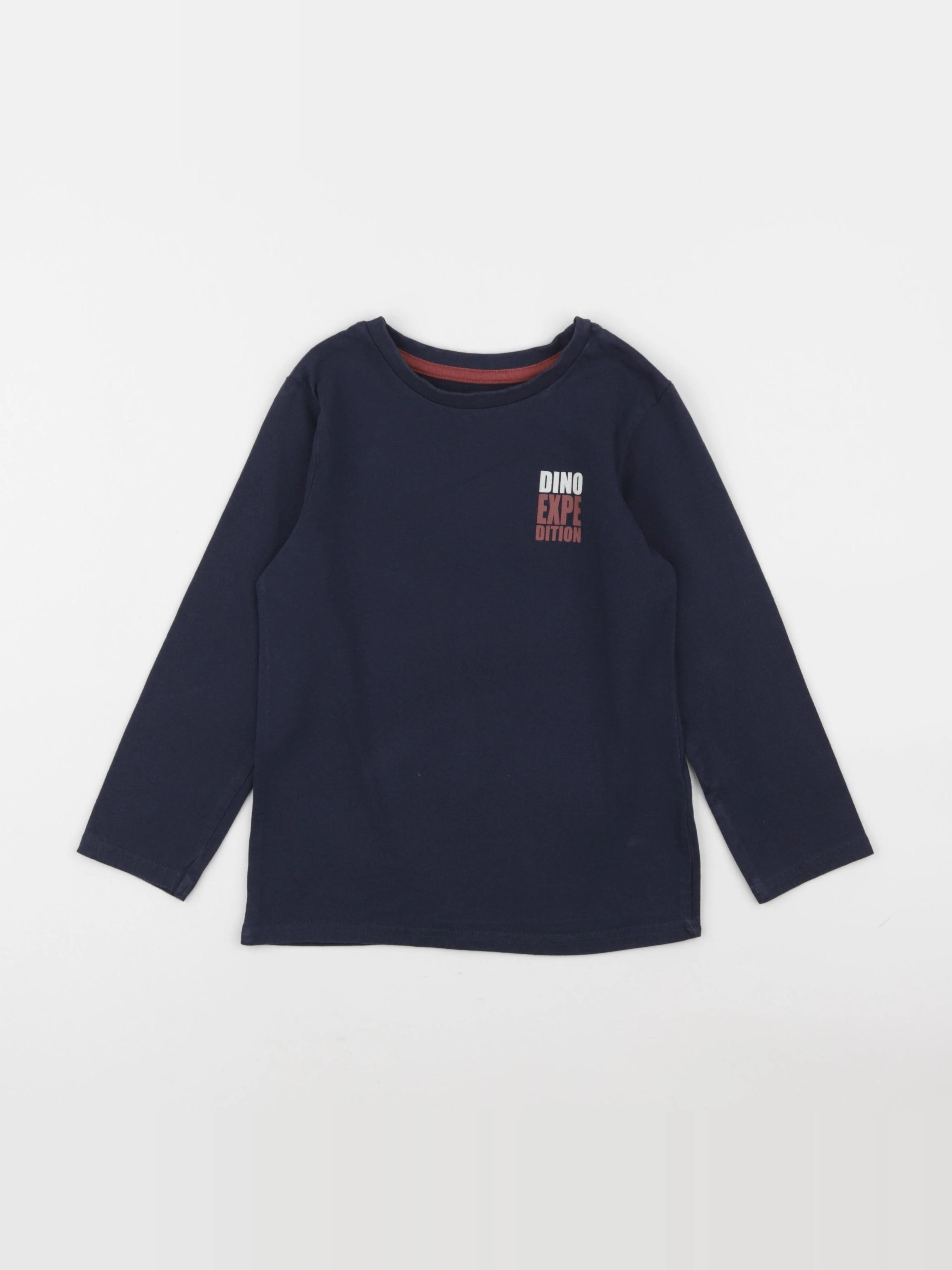 Vertbaudet - tee-shirt bleu - 6 ans