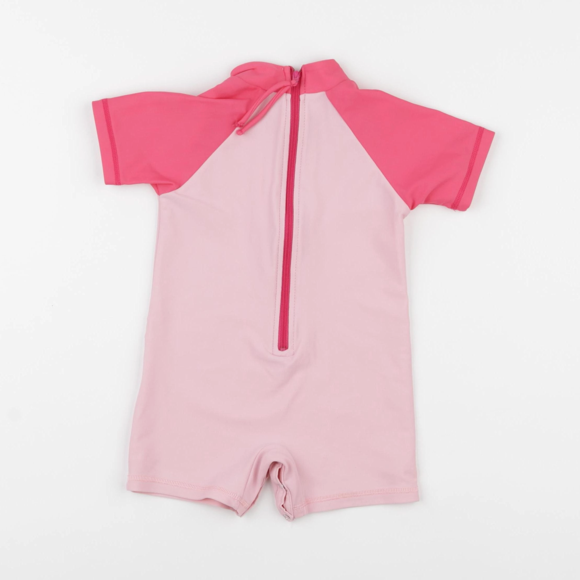 Vertbaudet - combi de bain rose - 18 mois