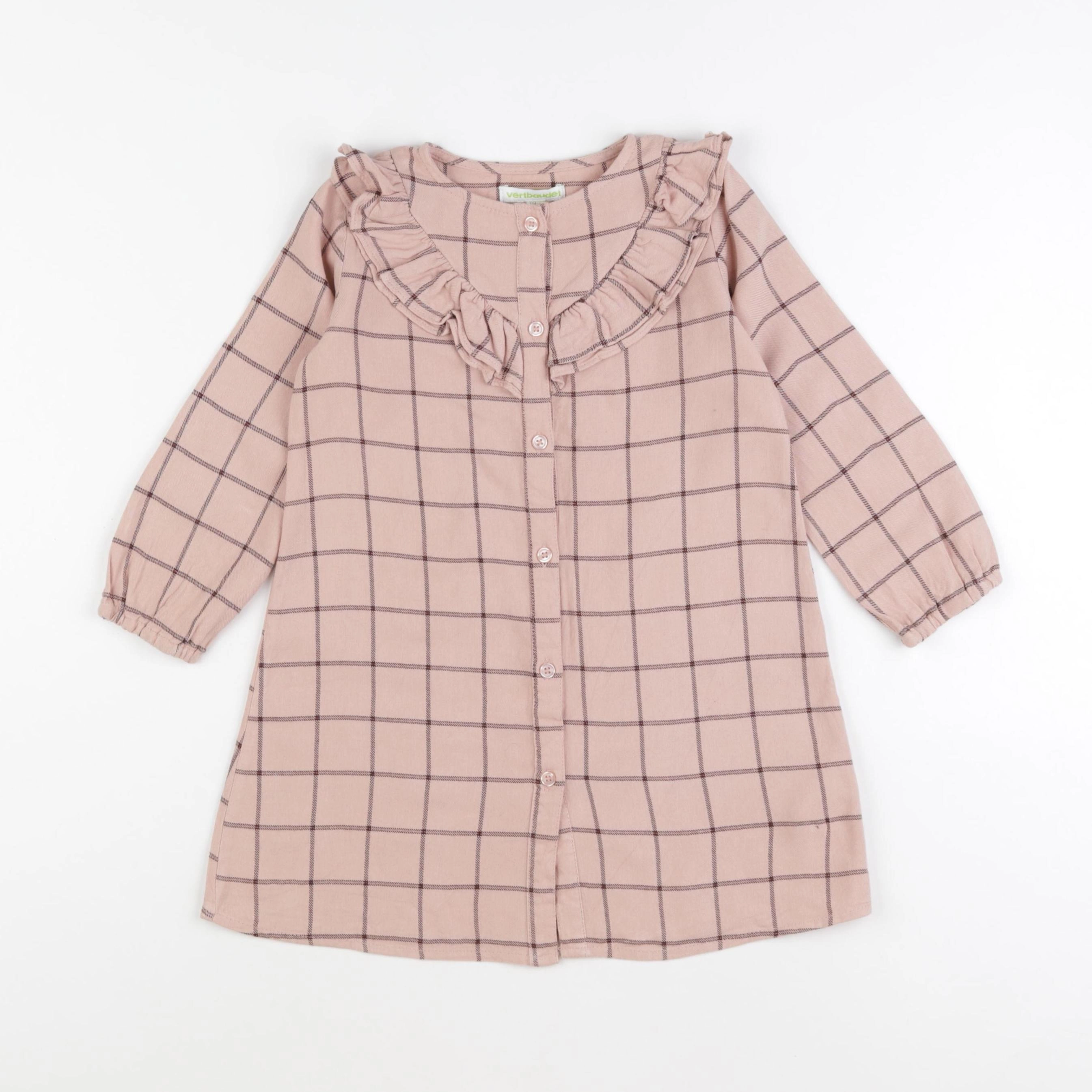 Vertbaudet - robe rose - 4 ans