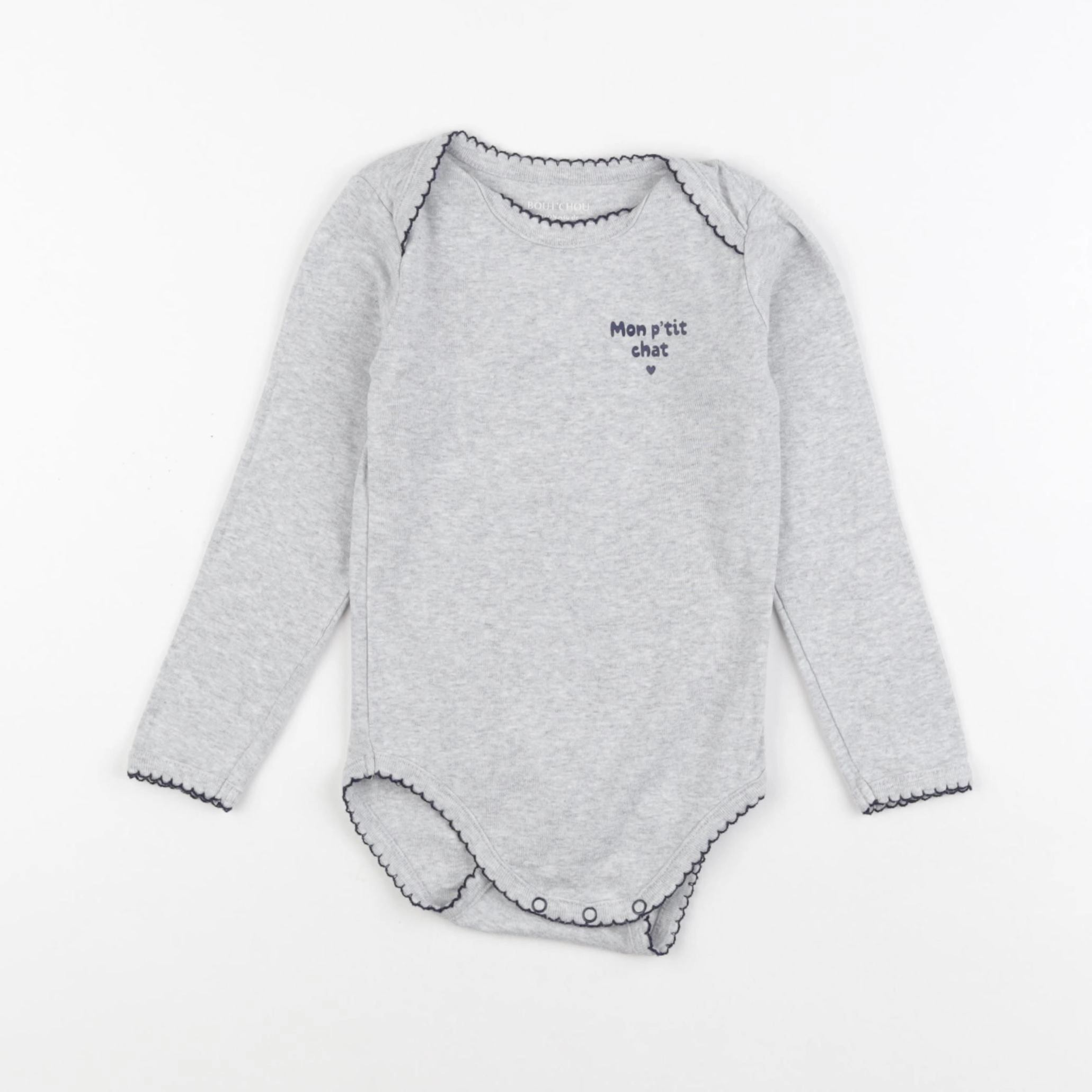 Boutchou - body gris - 36 mois