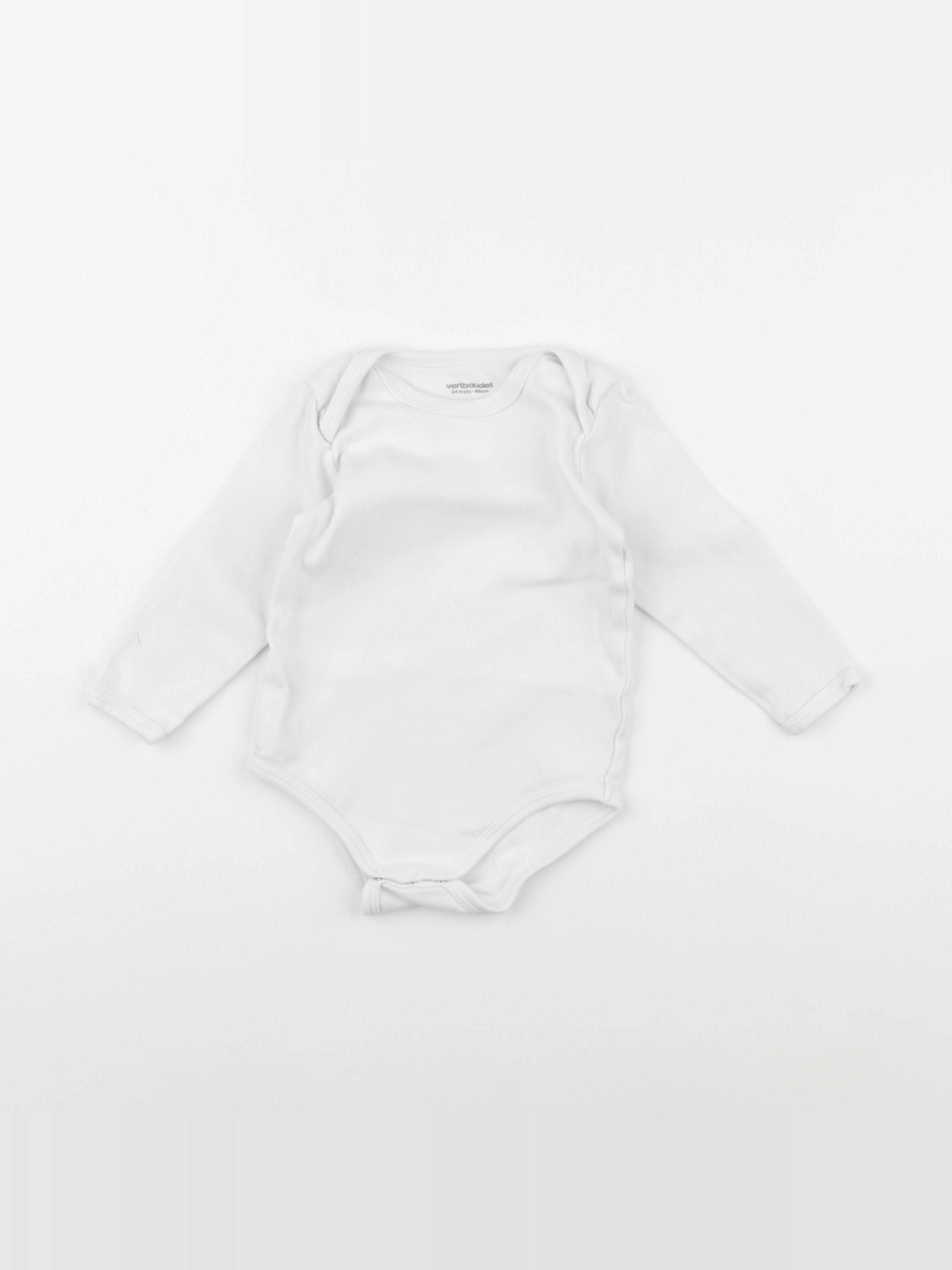 Vertbaudet - body blanc - 24 mois