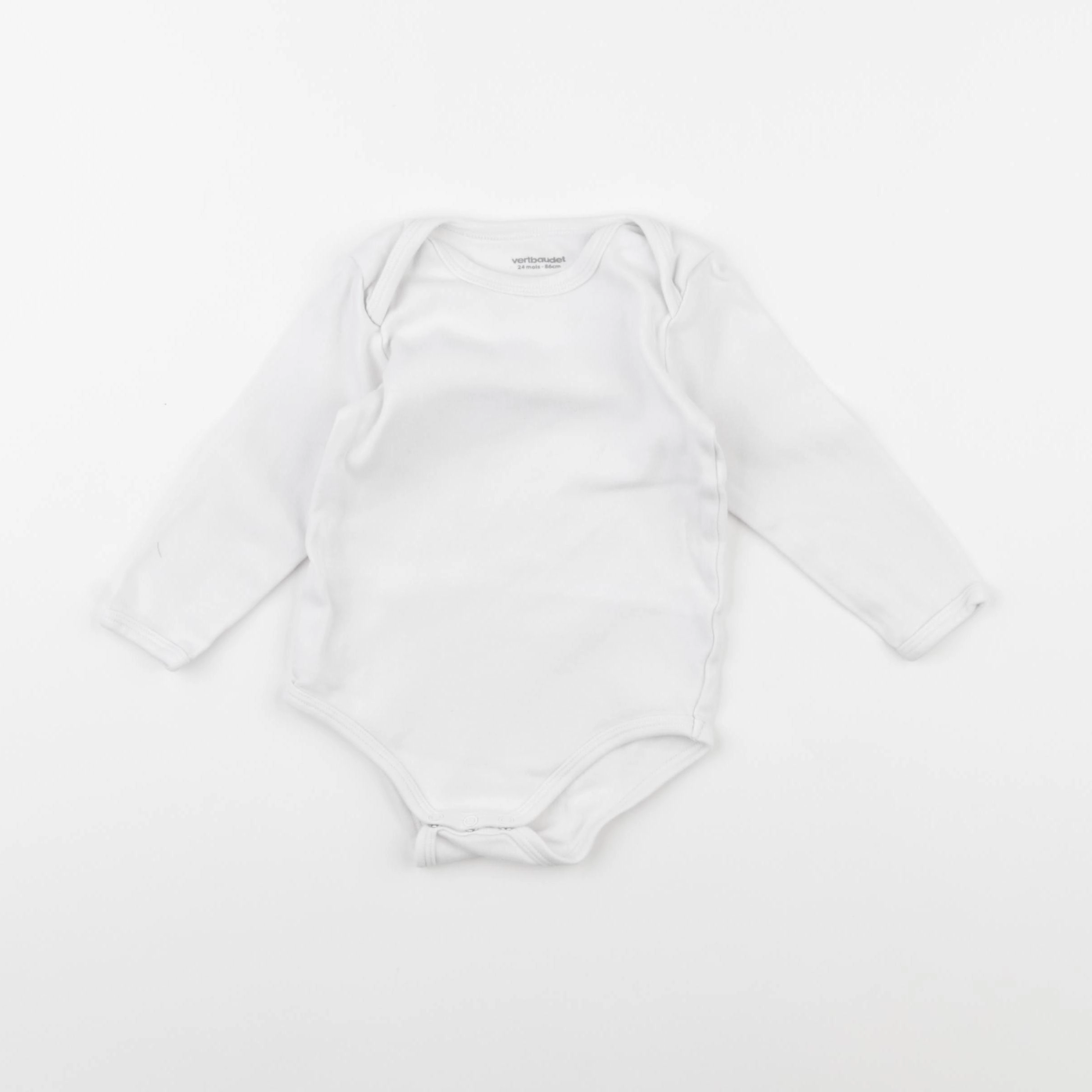 Vertbaudet - body blanc - 24 mois
