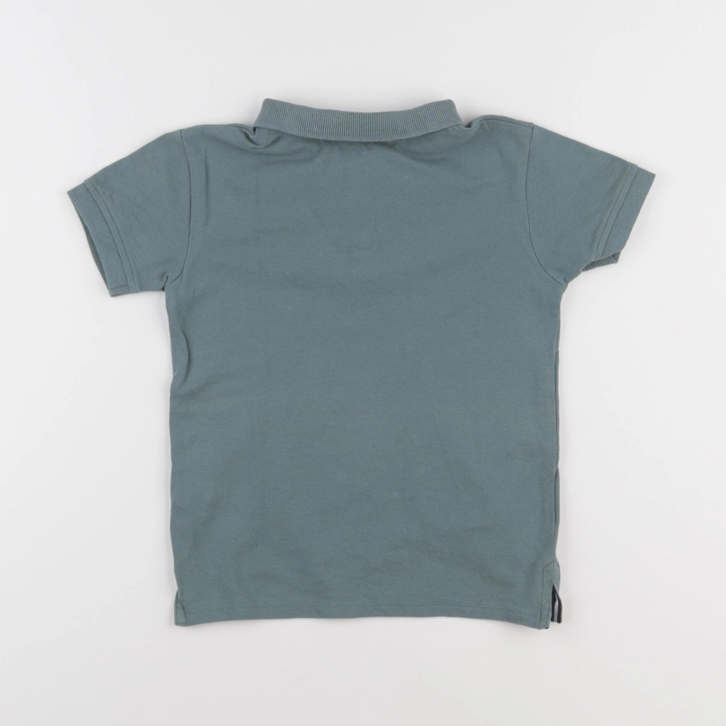 Vertbaudet - polo bleu - 6 ans