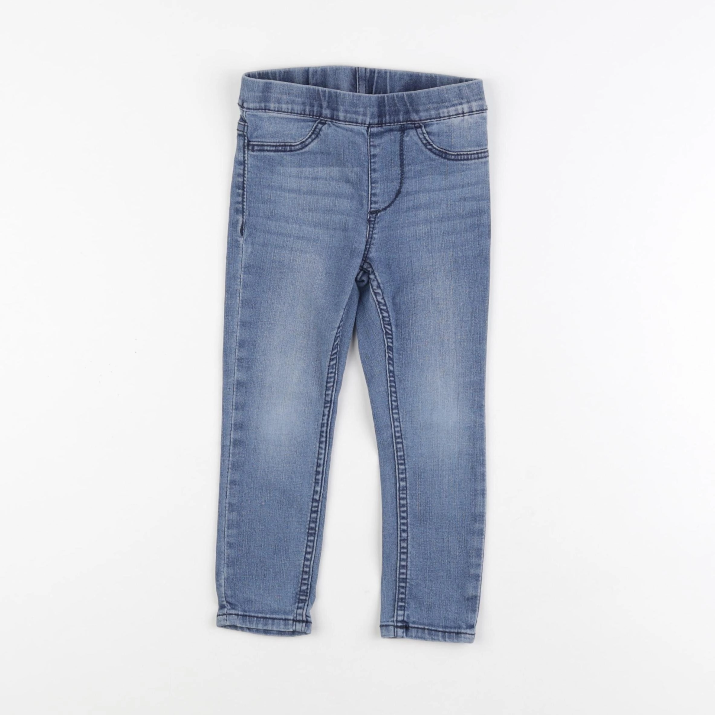 H&M - jegging bleu - 2/3 ans