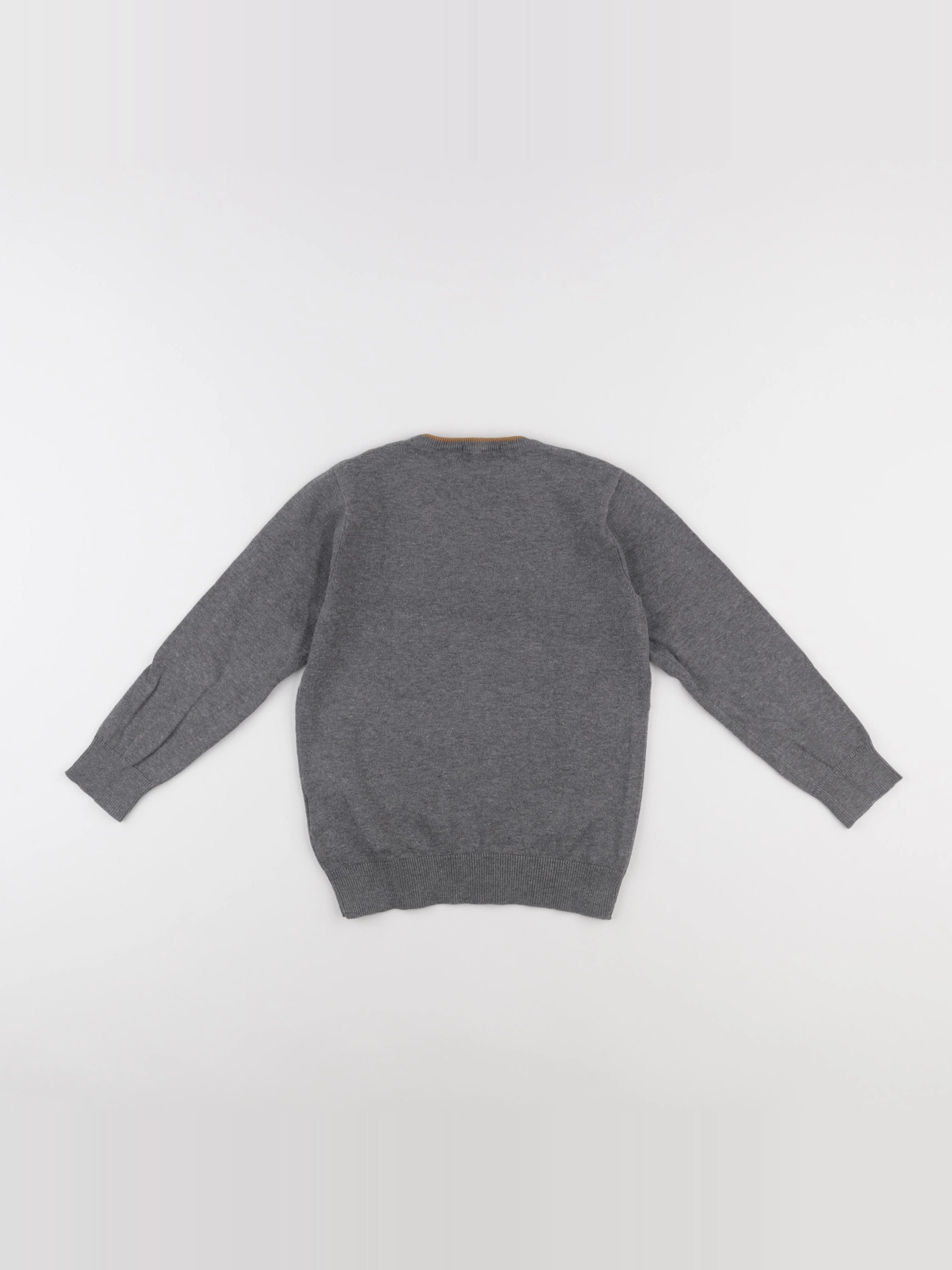 Vertbaudet - pull gris - 6 ans