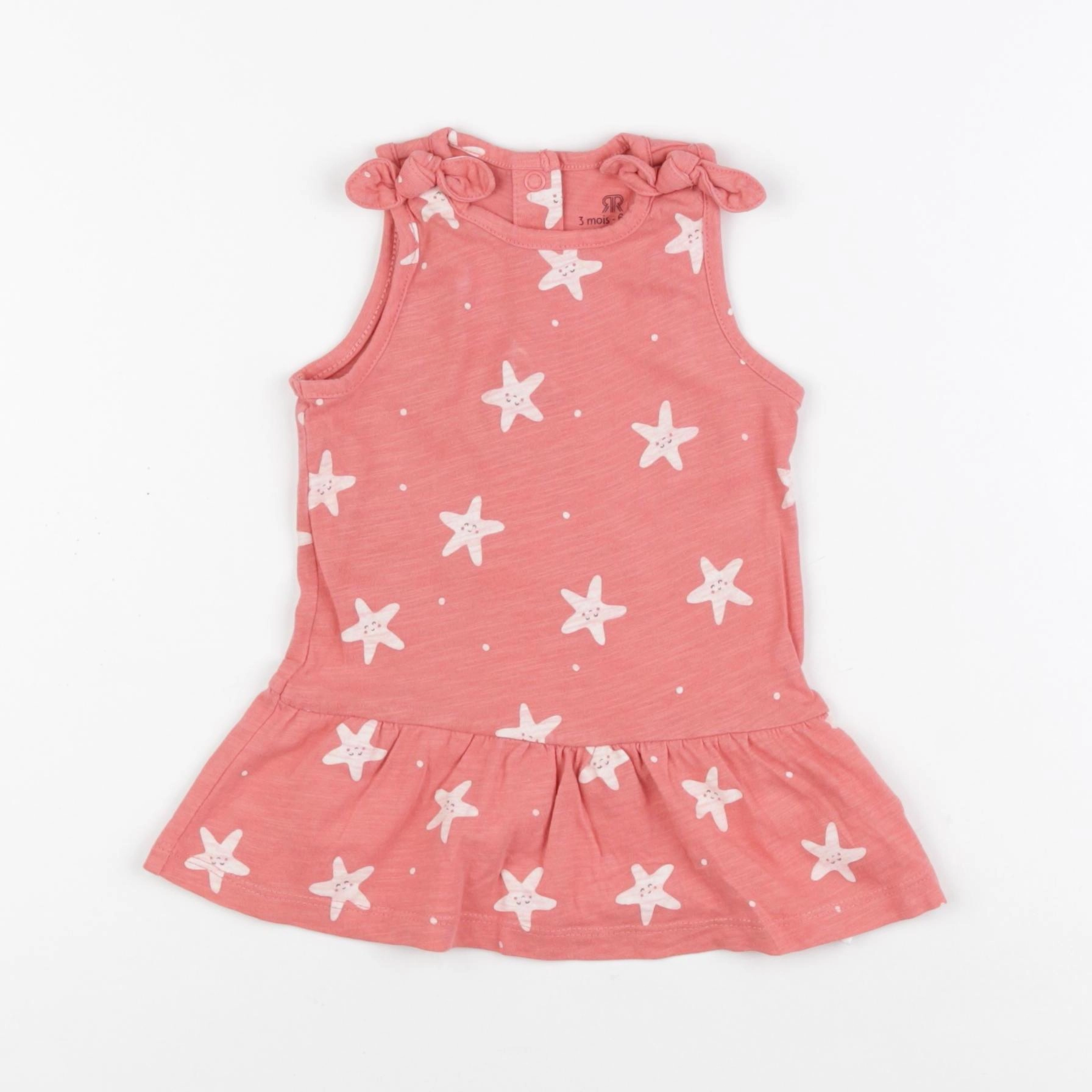 La Redoute - robe rose - 3 mois