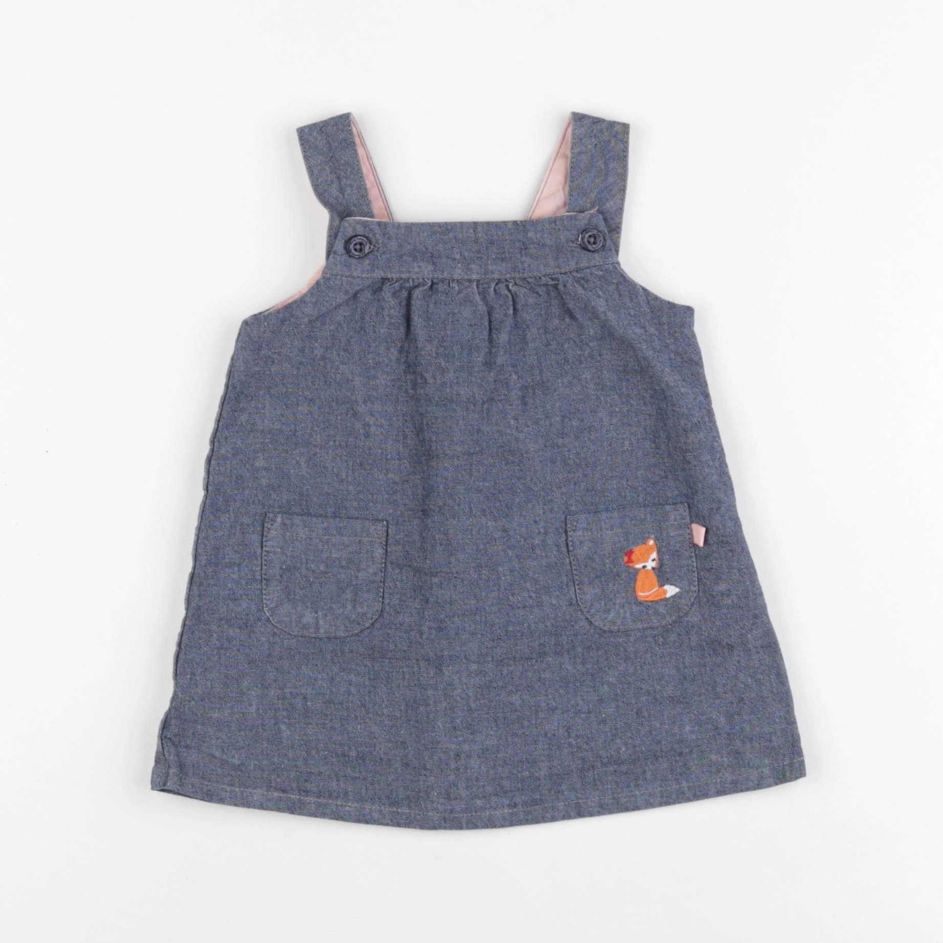 Cadet Rousselle - robe bleu - 6 mois