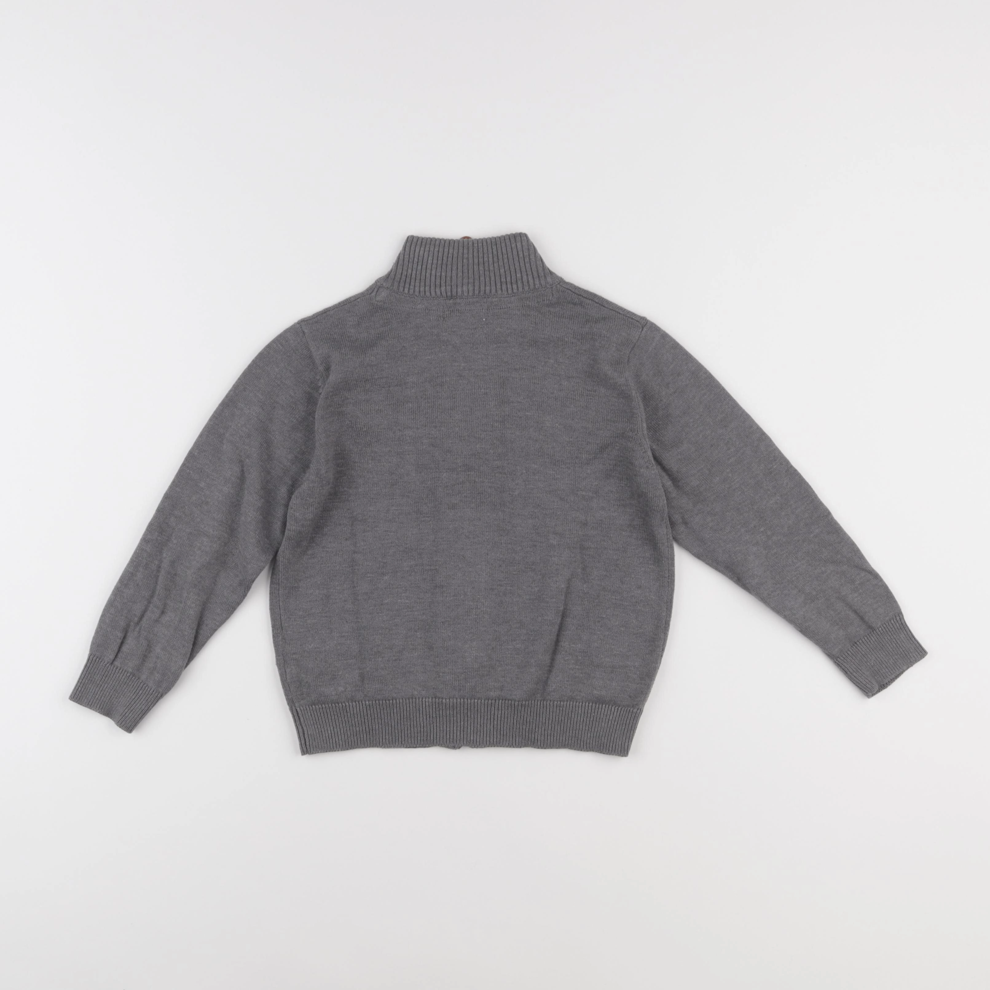 Vertbaudet - gilet gris - 5 ans