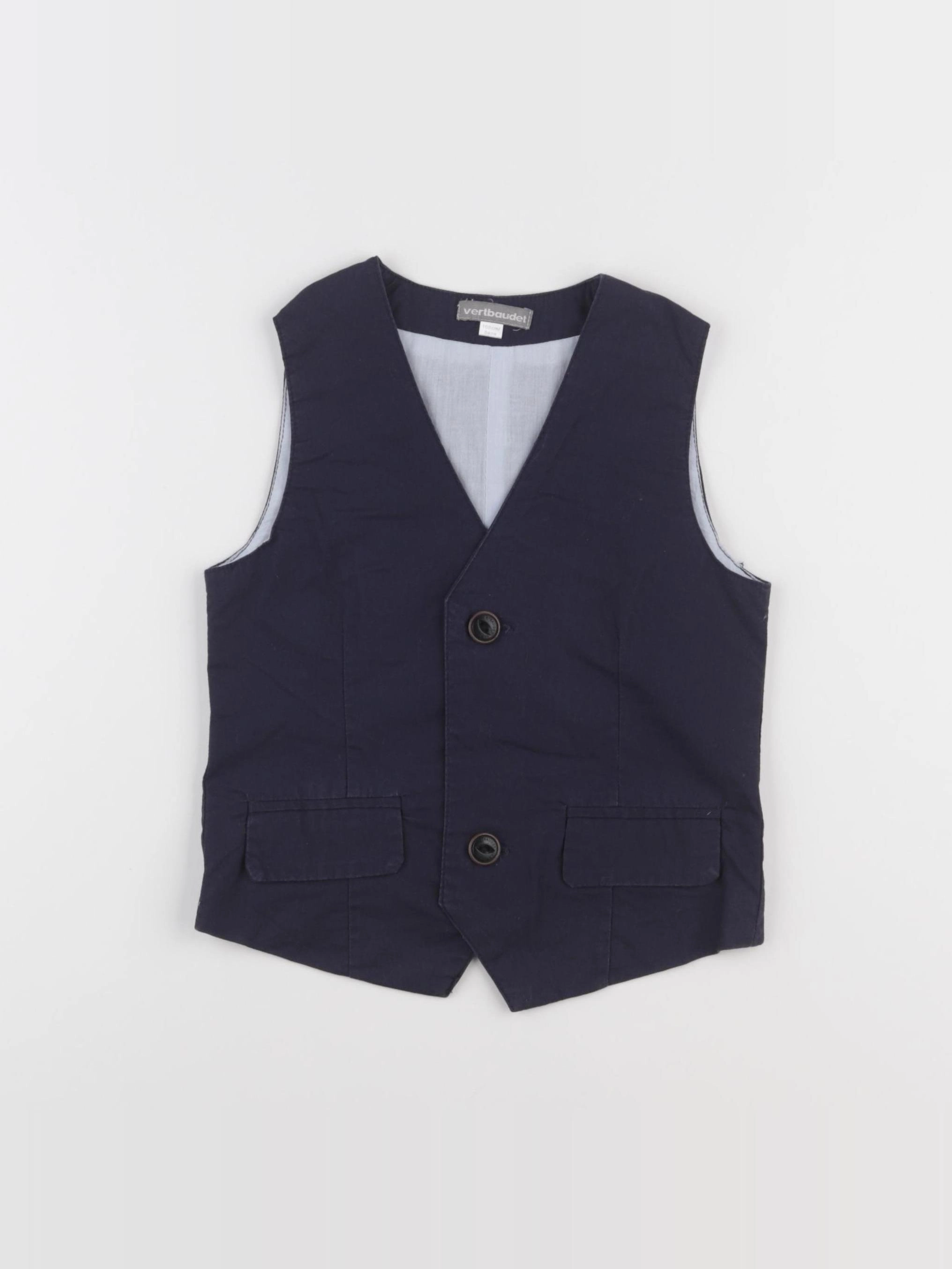 Vertbaudet - gilet bleu - 5 ans