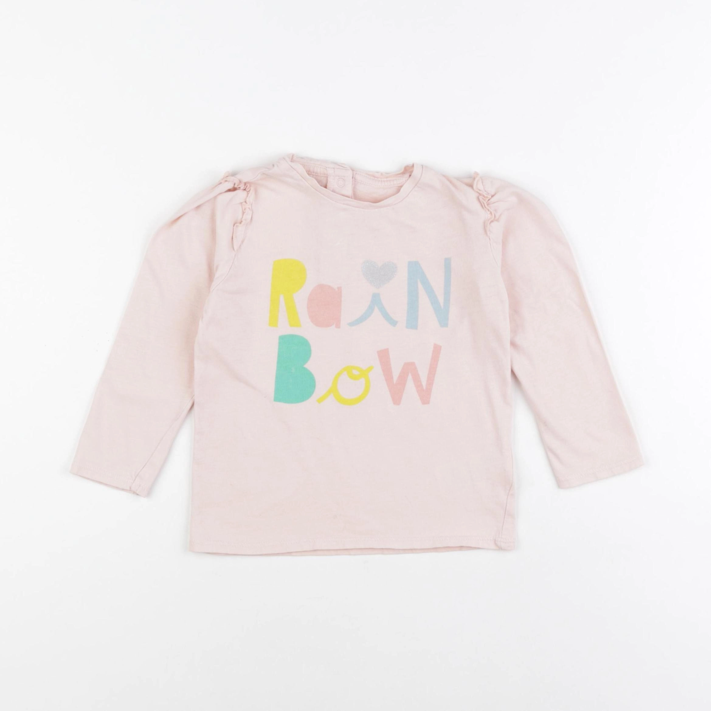 Vertbaudet - tee-shirt rose - 3 ans