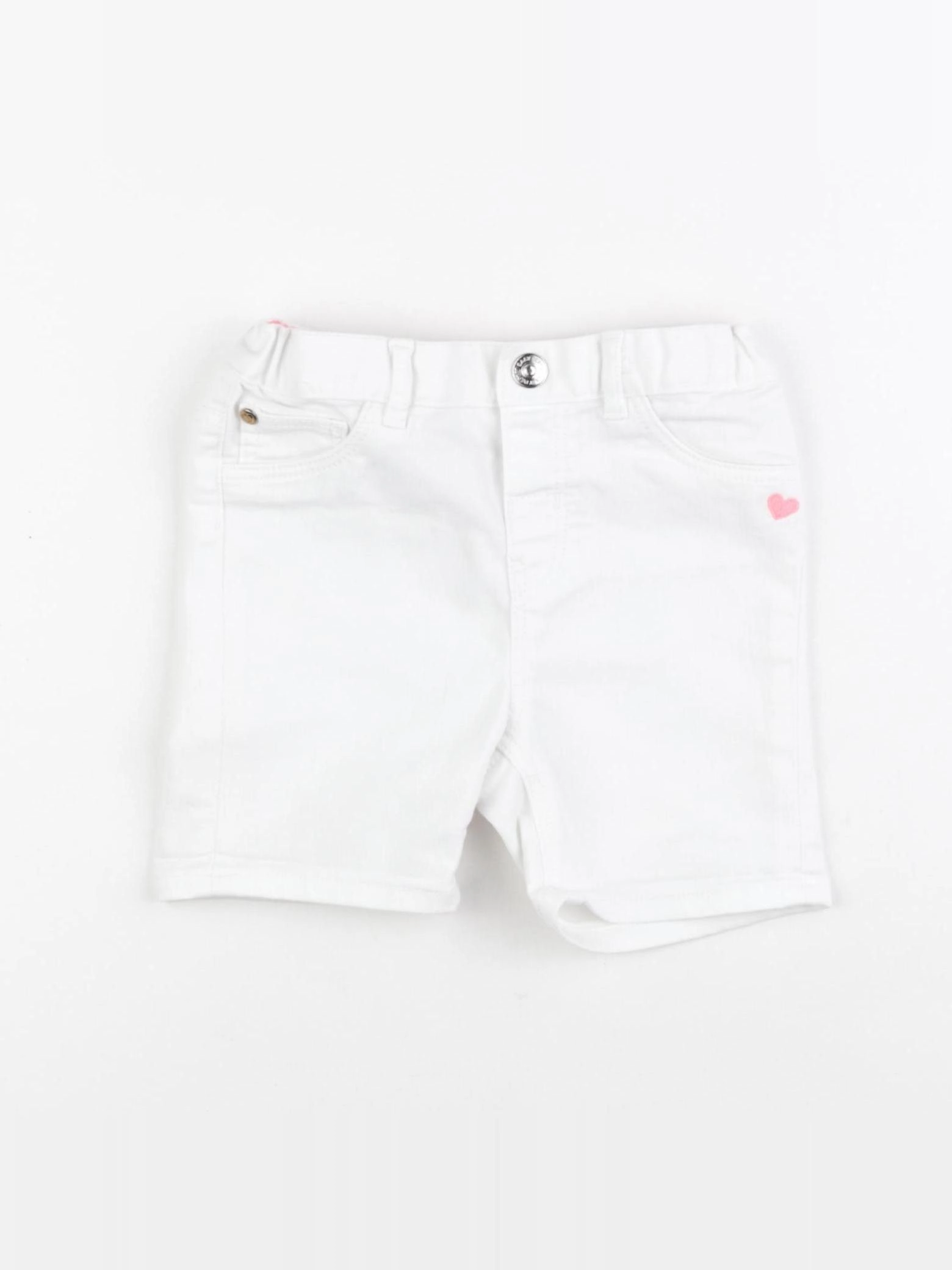 H&M - short blanc - 1 an à 2 ans