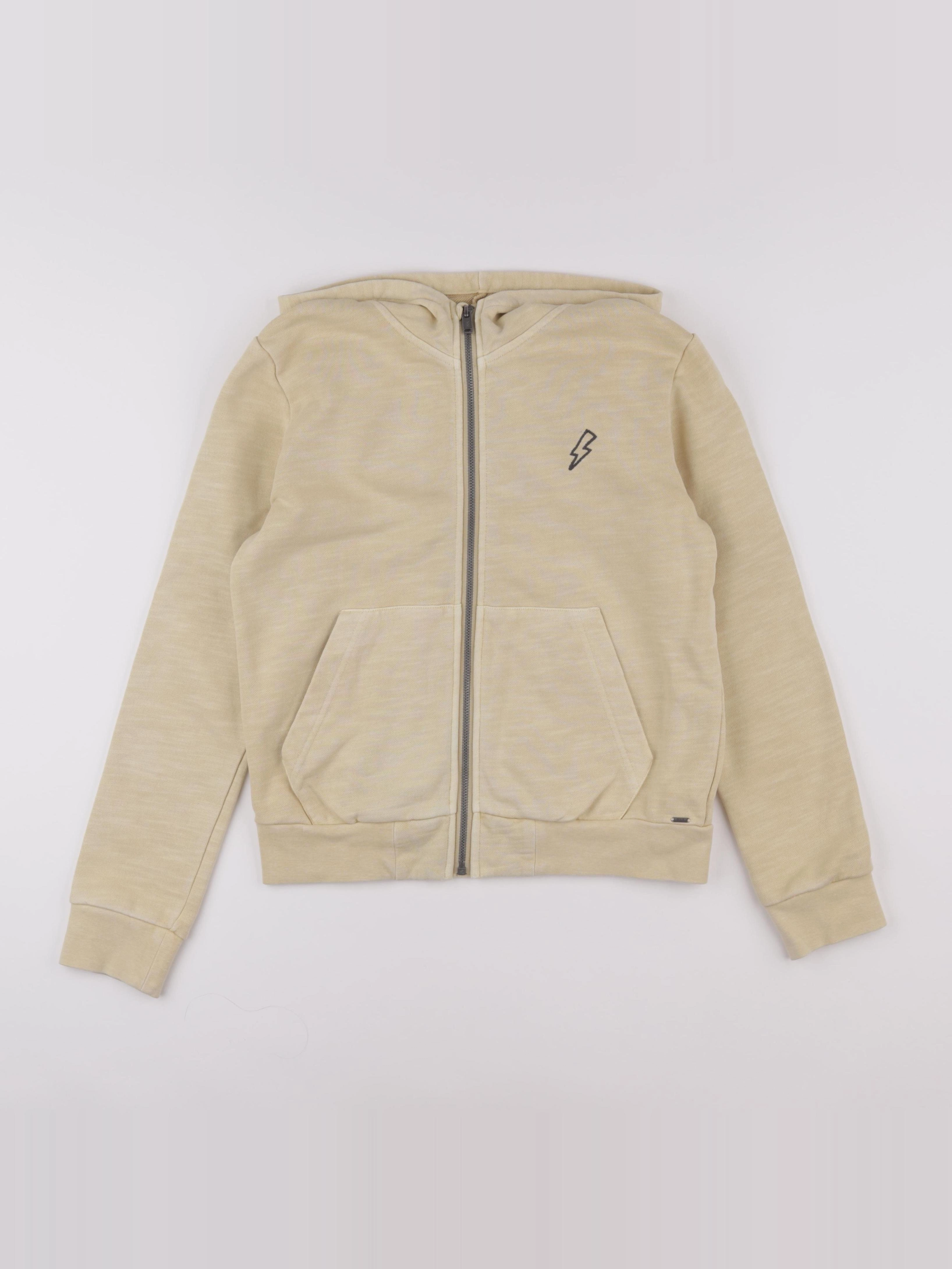 IKKS - sweat imprimé au dos jaune - 12 ans