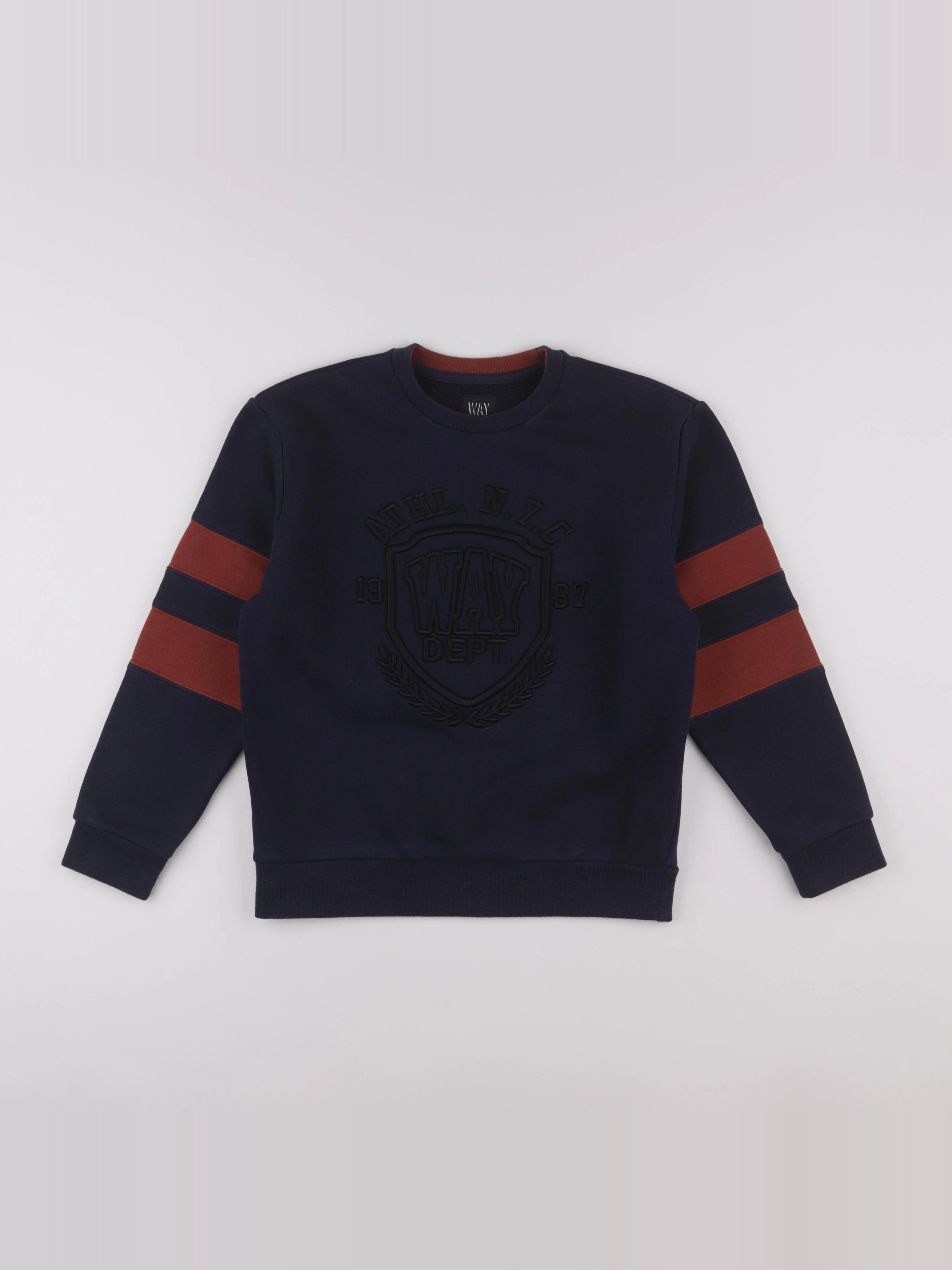 IKKS - sweat bleu - 12 ans