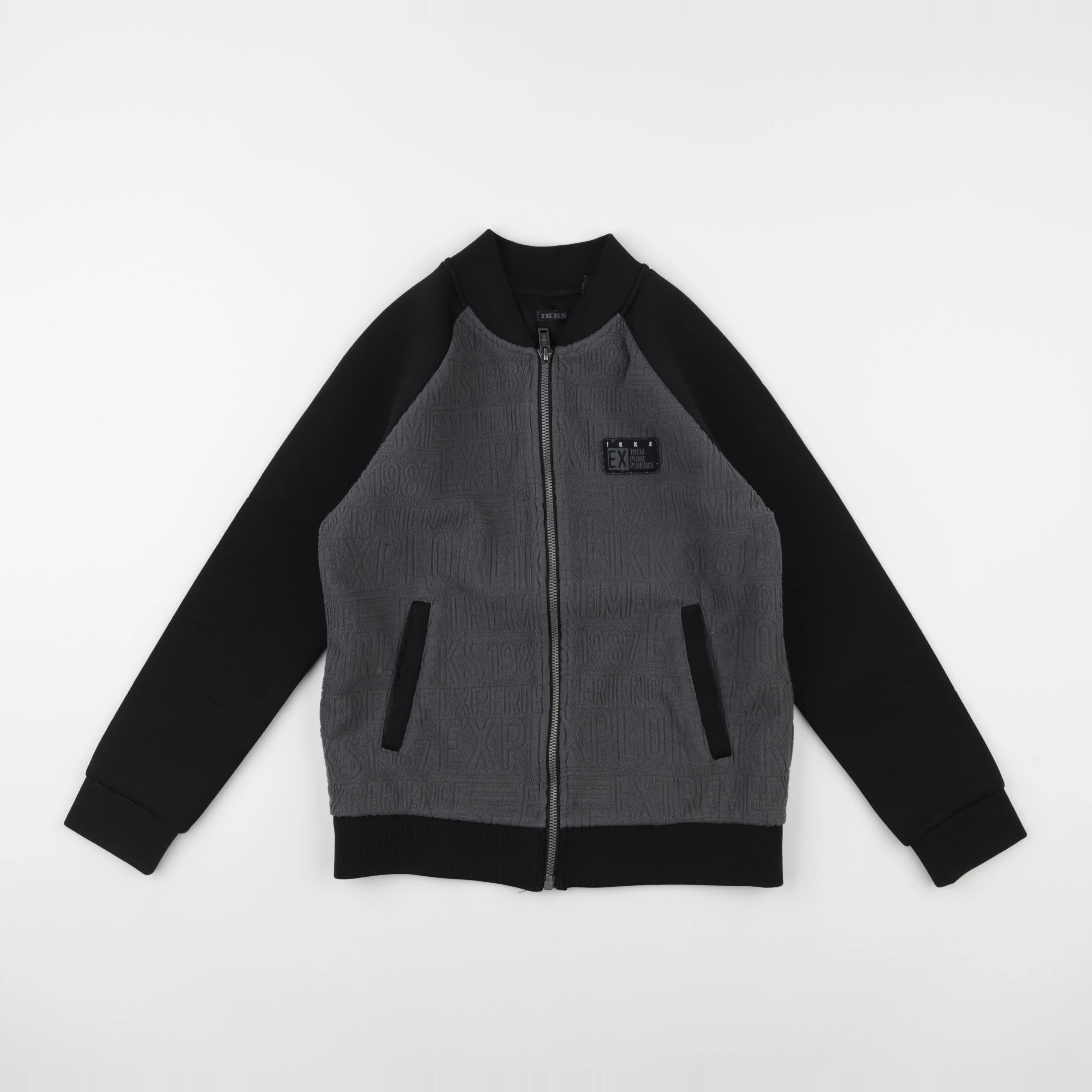 IKKS - veste noir - 10 ans