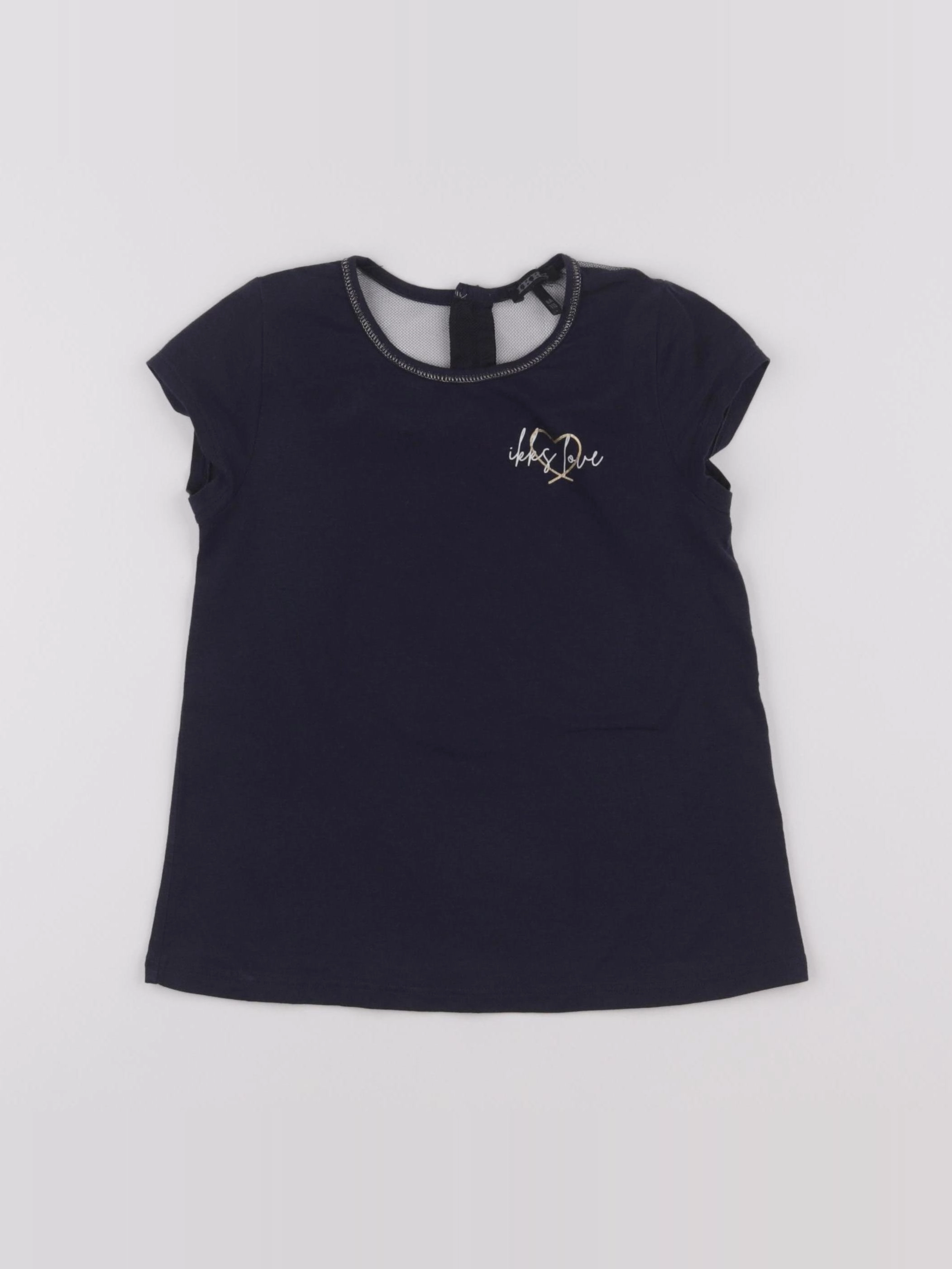IKKS - tee-shirt bleu - 8 ans