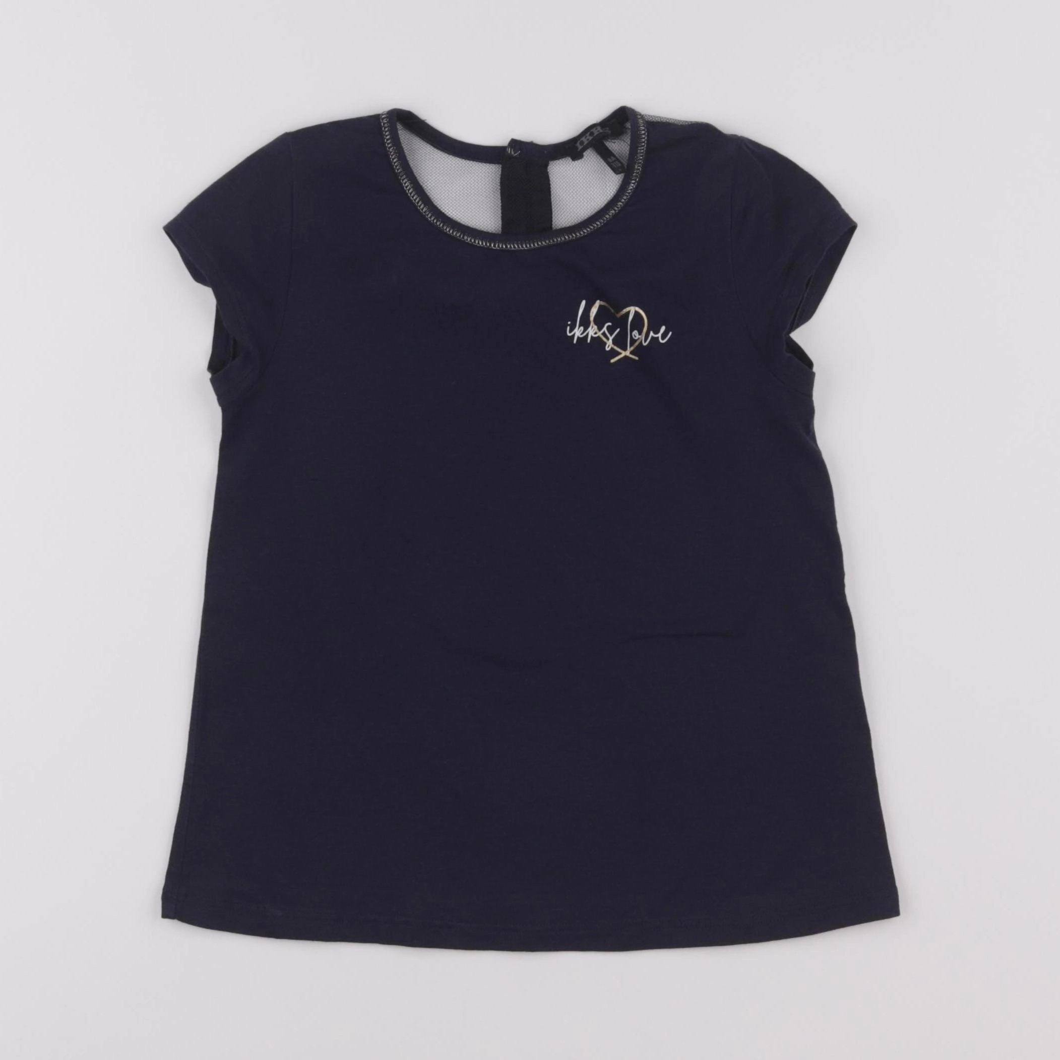 IKKS - tee-shirt bleu - 8 ans