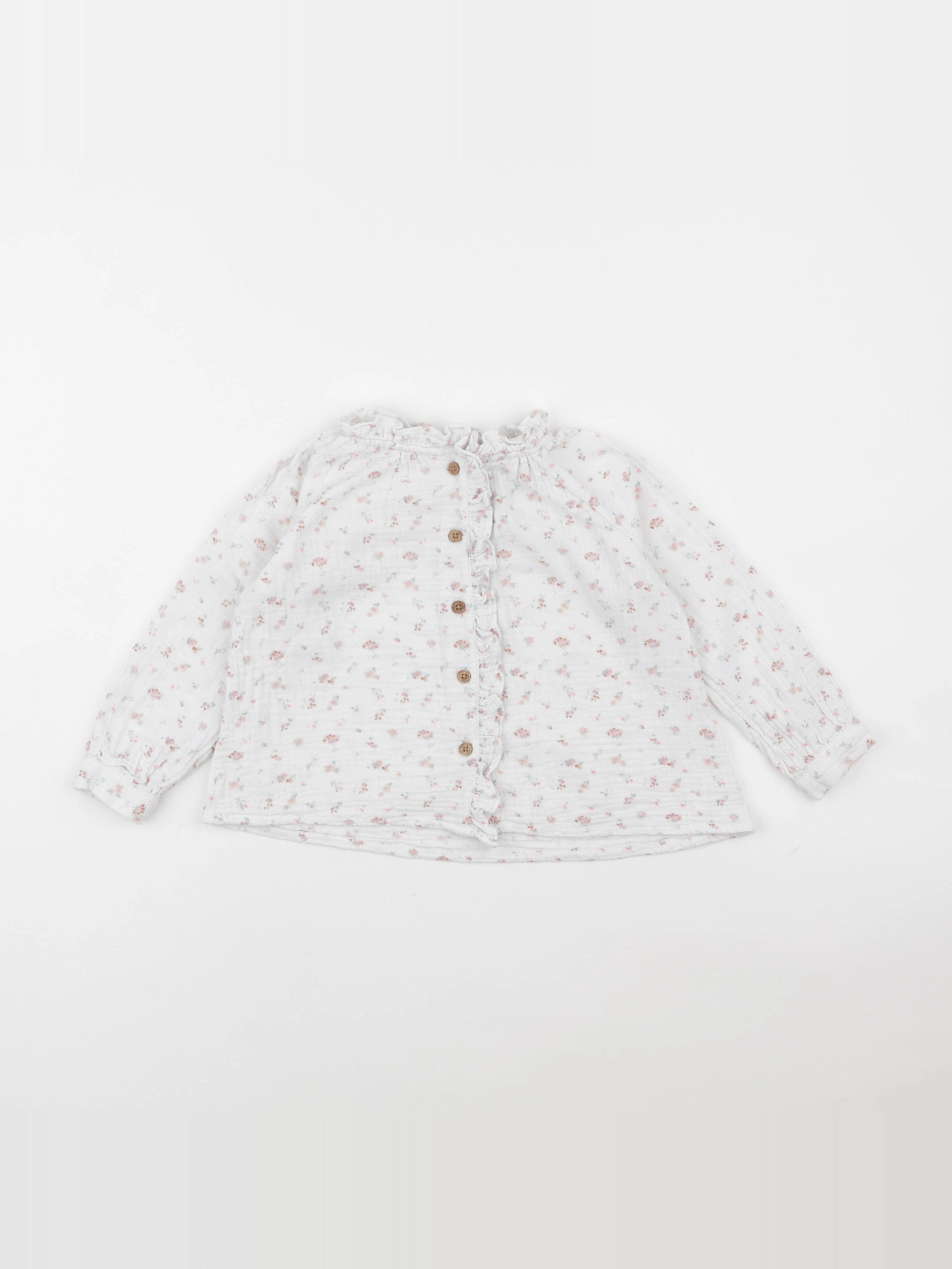 Vertbaudet - blouse blanc - 3 ans