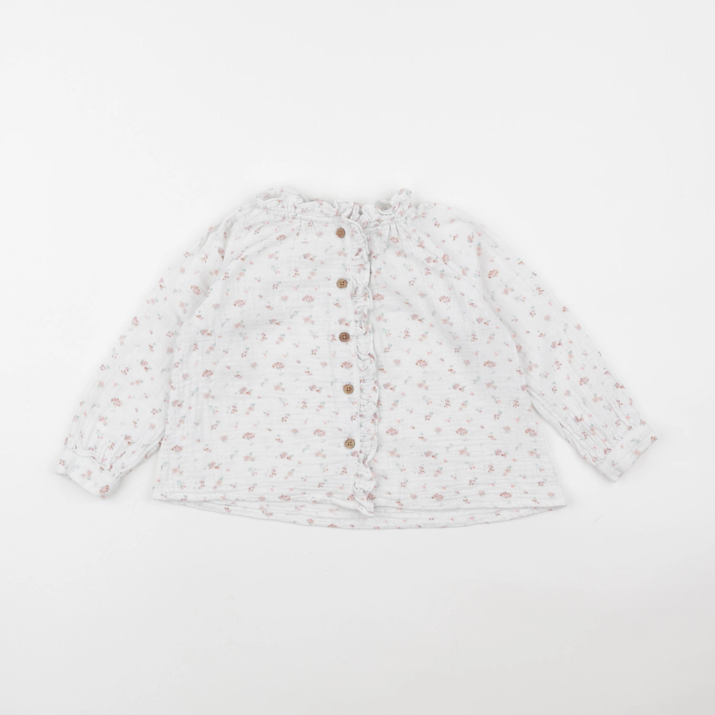 Vertbaudet - blouse blanc - 3 ans